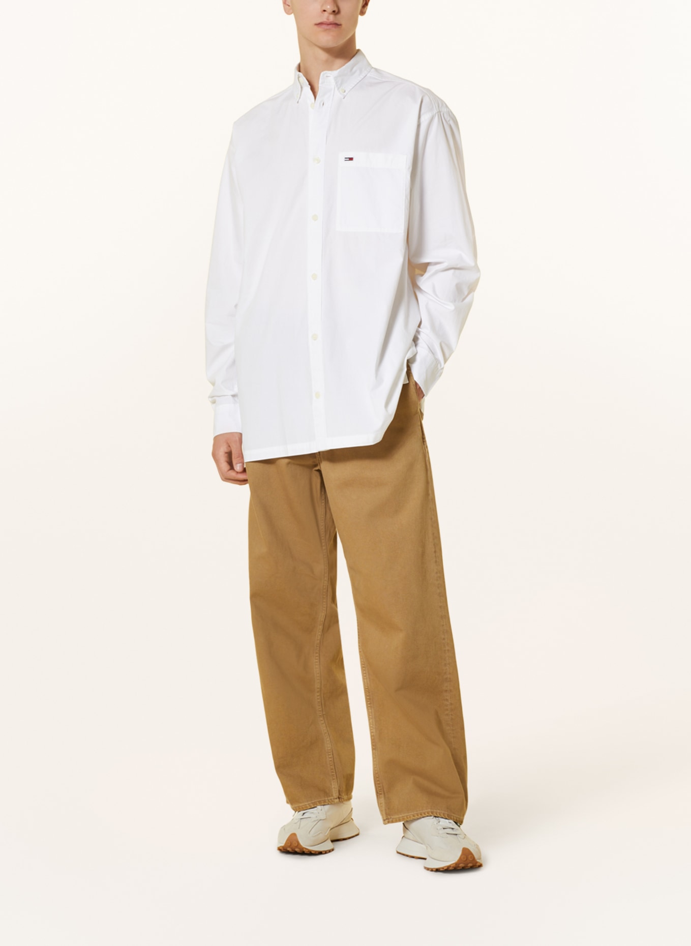 TOMMY JEANS Hemd Oversized Fit, Farbe: WEISS (Bild 2)