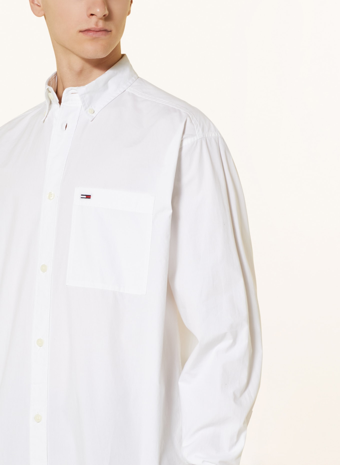 TOMMY JEANS Shirt oversized fit, Color: WHITE (Image 4)