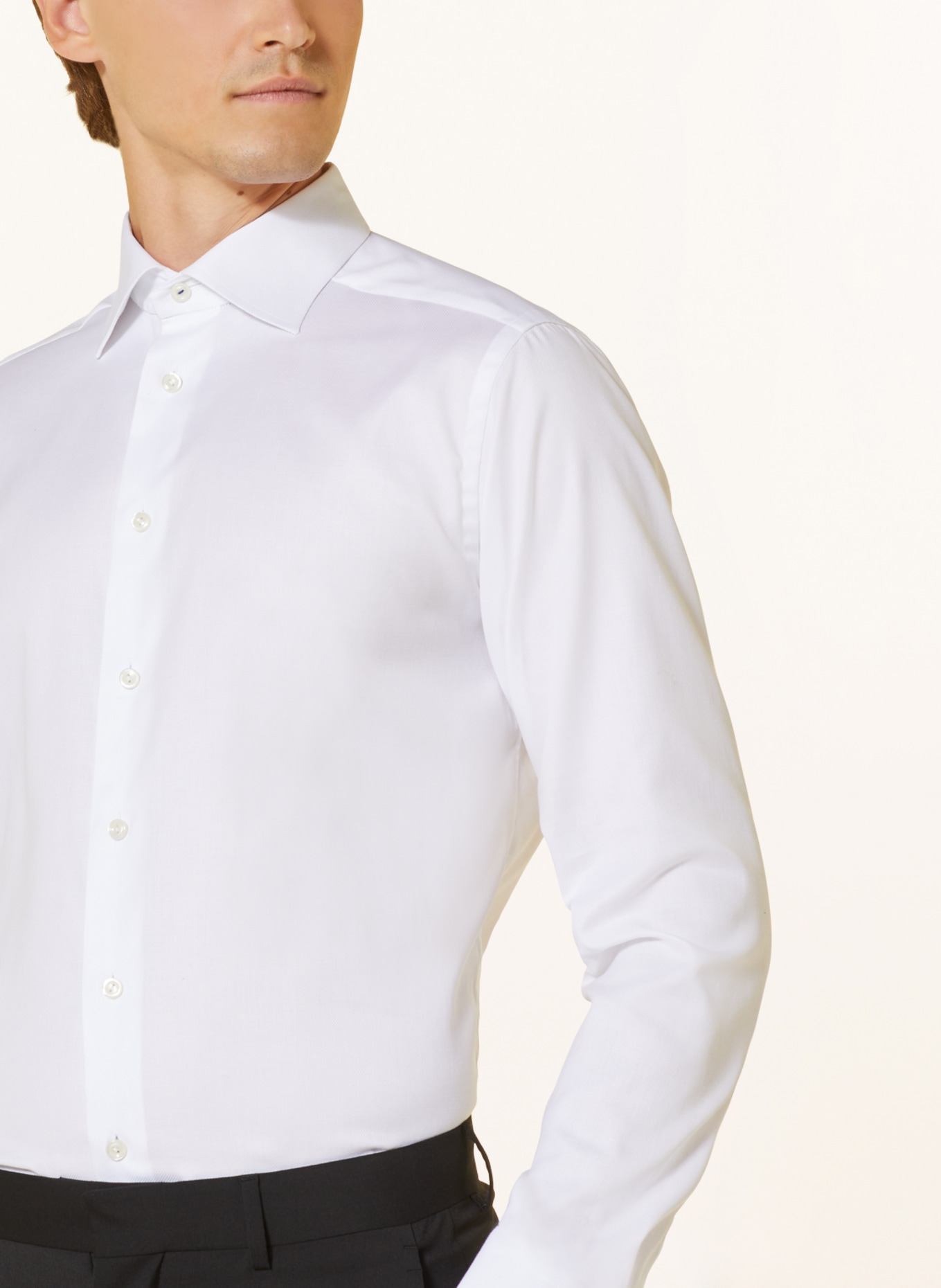 ETON Piqué-Hemd Slim Fit, Farbe: WEISS (Bild 4)
