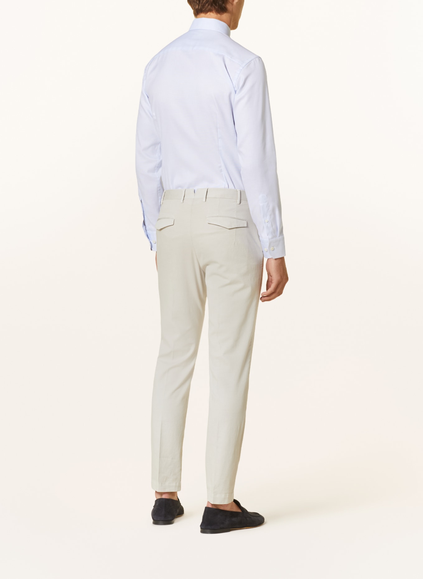 ETON Piqué shirt slim fit, Color: LIGHT BLUE (Image 3)