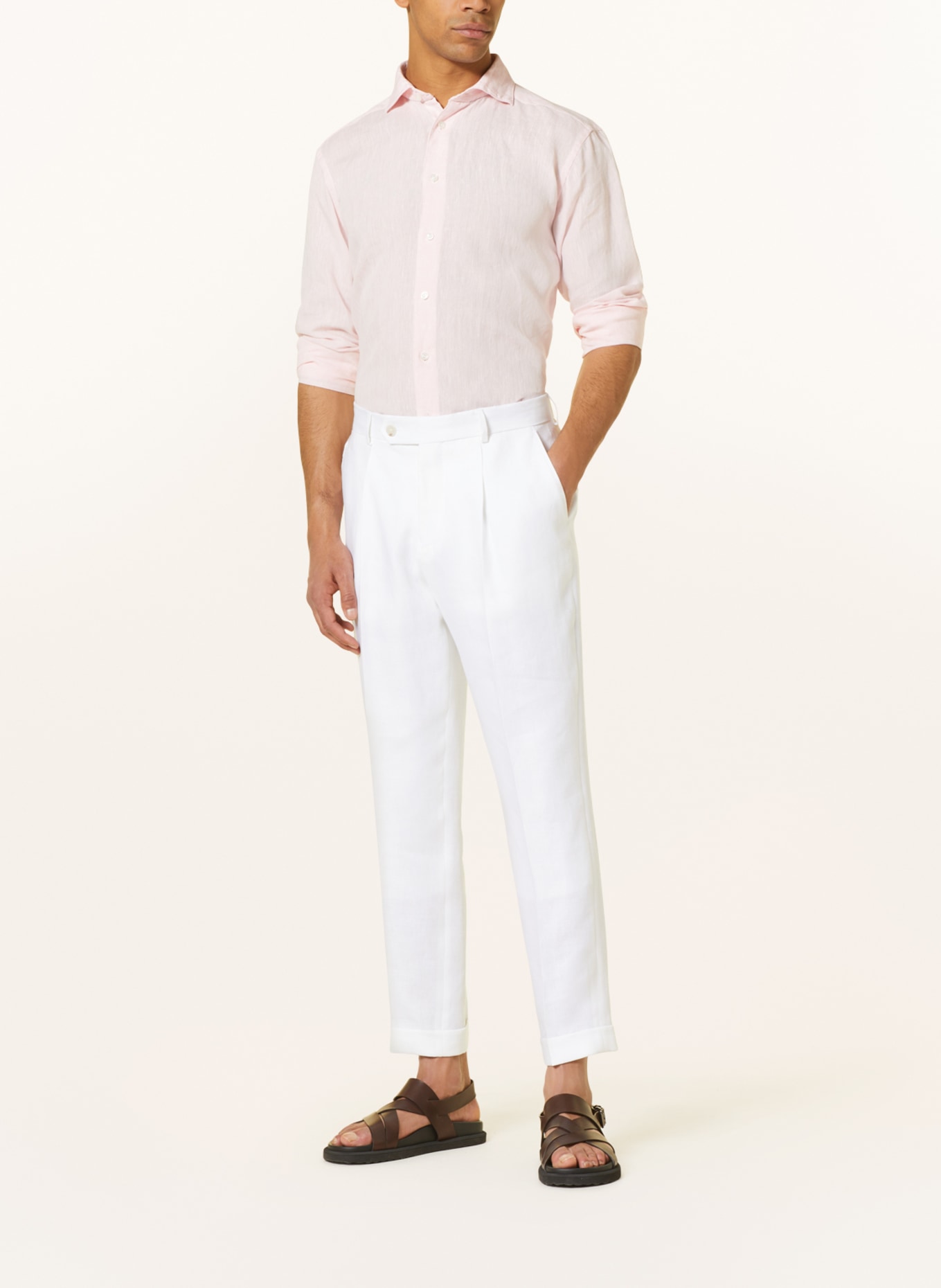 ETON Leinenhemd Slim Fit, Farbe: HELLROSA (Bild 2)