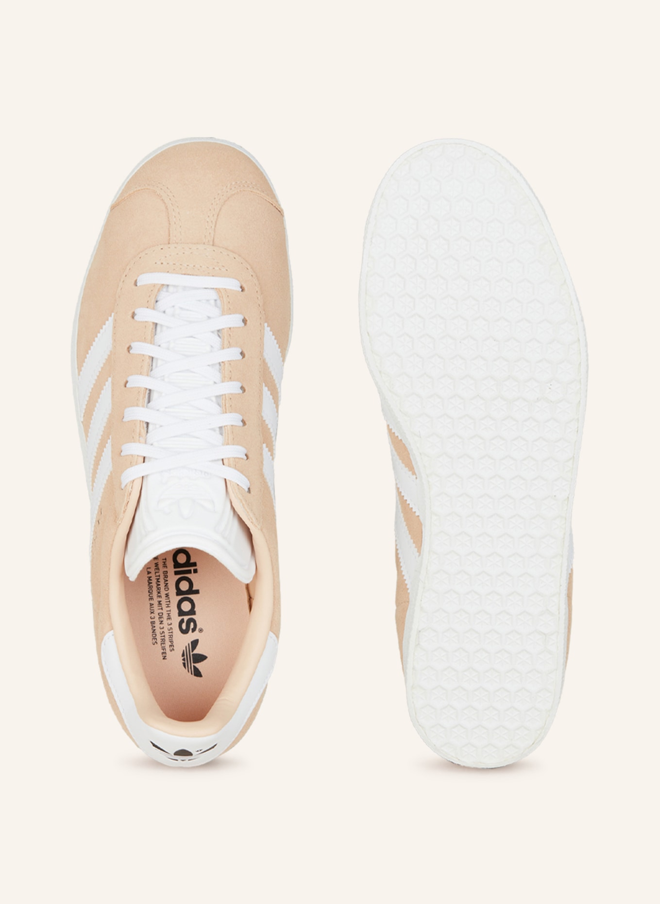 adidas Originals Sneakers GAZELLE, Color: LIGHT ORANGE/ WHITE (Image 5)