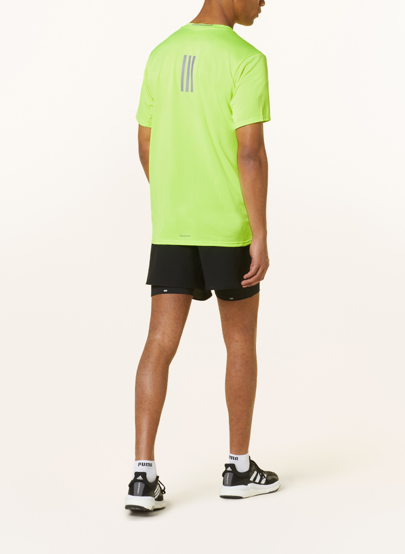 adidas Lauf-Shirt D4R, Farbe: NEONGELB (Bild 3)