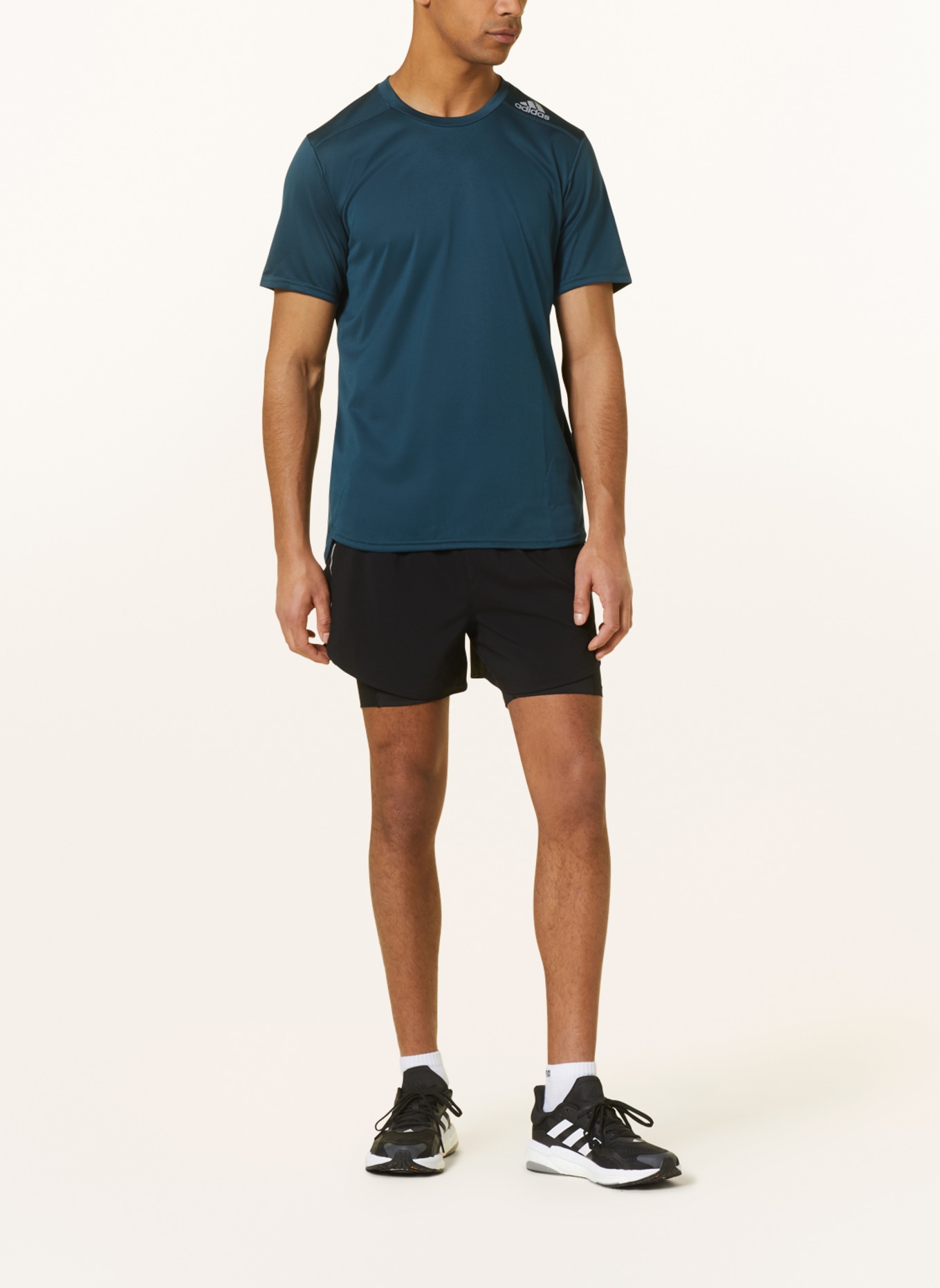 adidas Lauf-Shirt D4R, Farbe: PETROL (Bild 2)