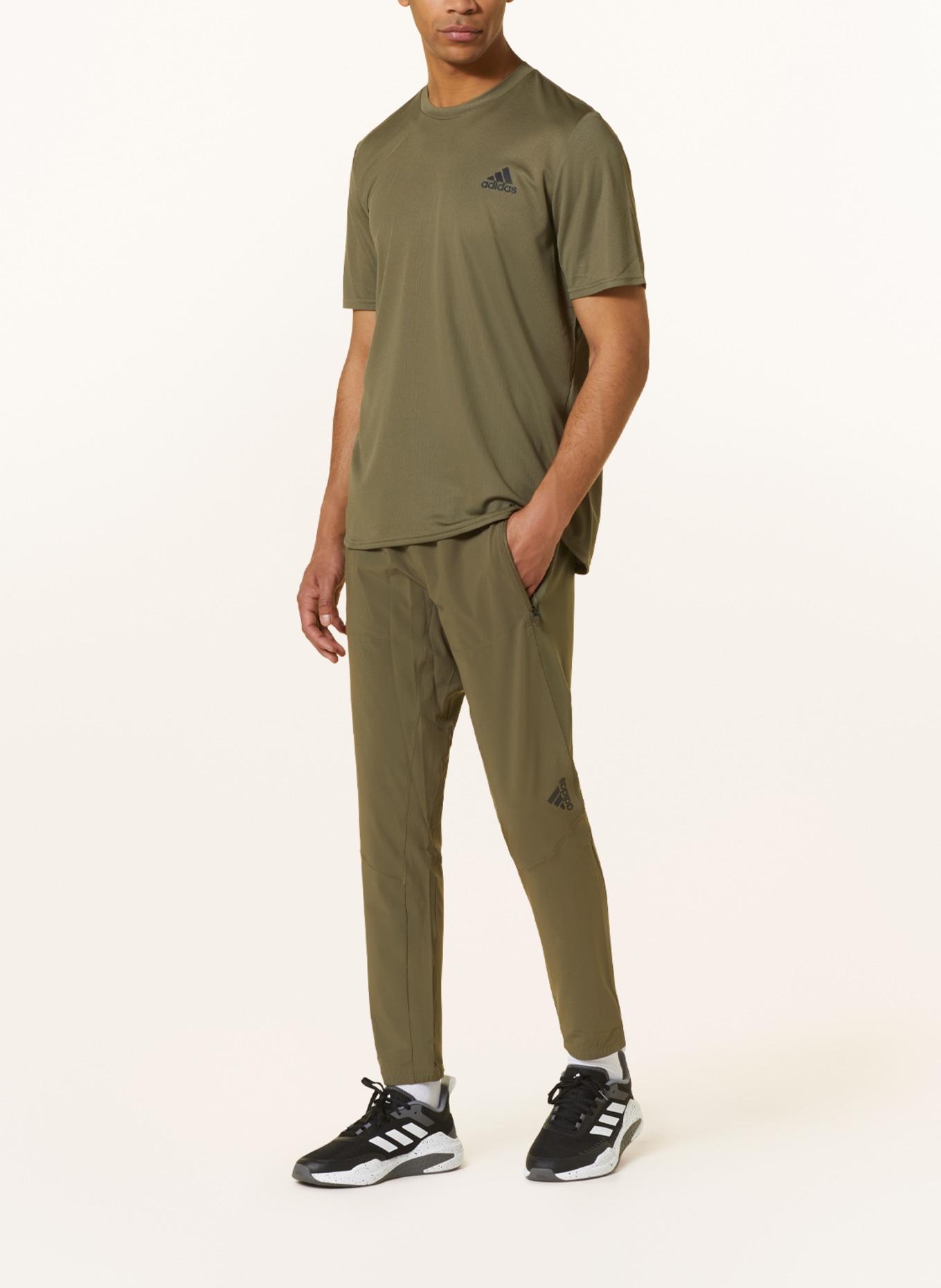 adidas Training pants D4T, Color: OLIVE (Image 2)