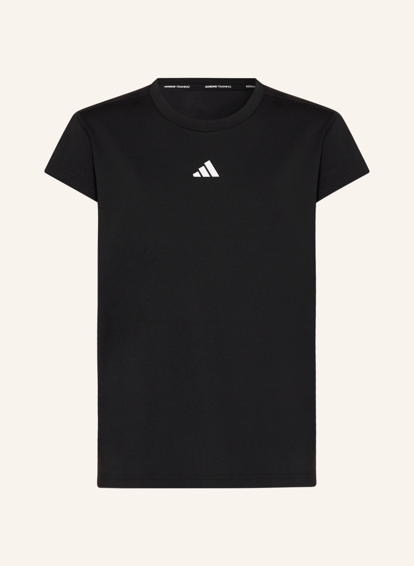 adidas T-Shirt AEROREADY, Farbe: SCHWARZ (Bild 1)