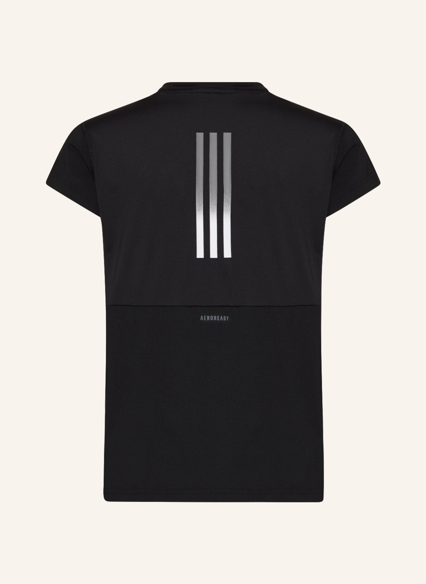 adidas T-Shirt AEROREADY, Farbe: SCHWARZ (Bild 2)