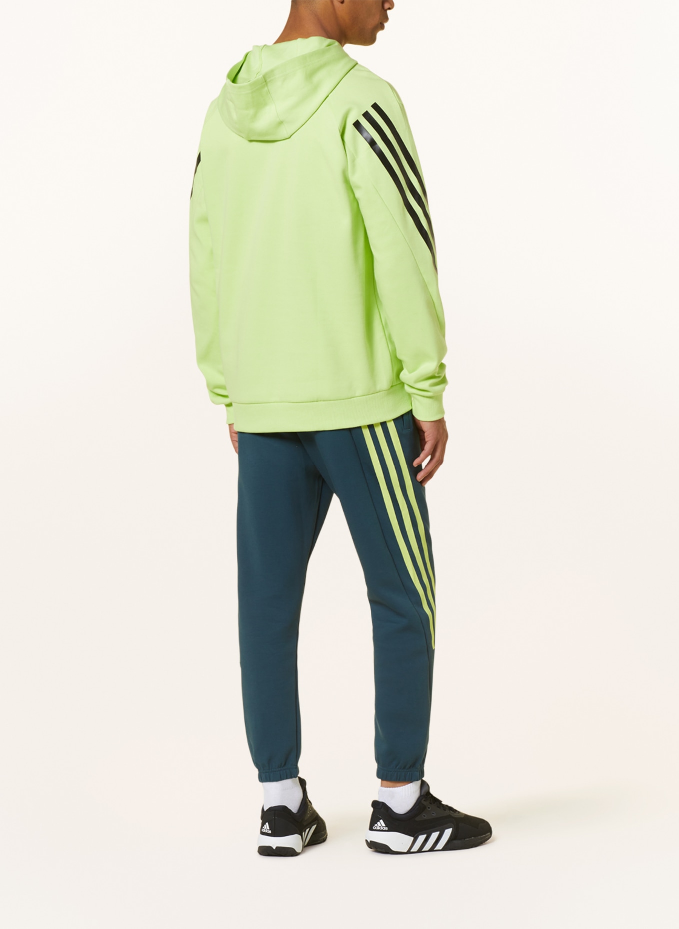 adidas Hoodie, Color: NEON GREEN (Image 3)