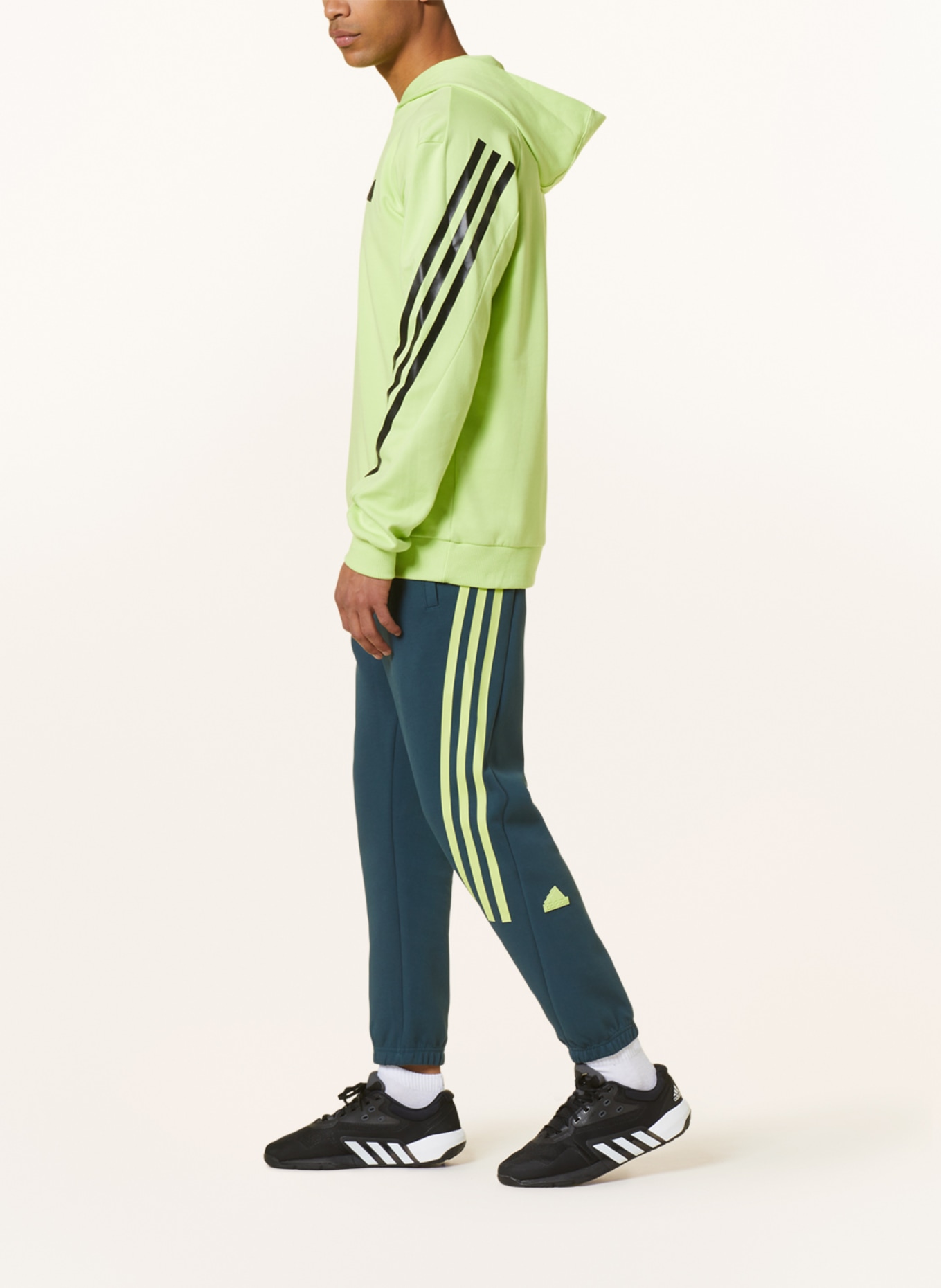 adidas Bluza z kapturem, Kolor: JASKRAWY ZIELONY (Obrazek 4)