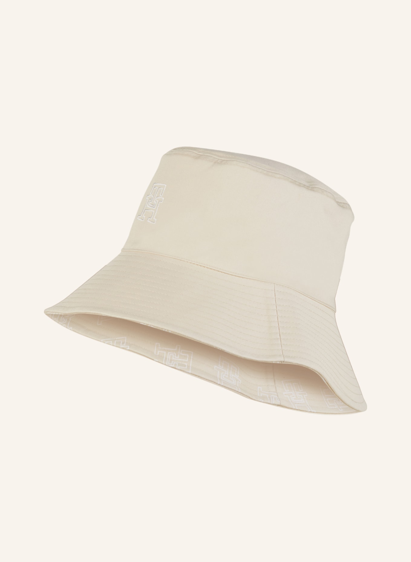 TOMMY HILFIGER Klobouk Bucket Hat, Barva: KRÉMOVÁ (Obrázek 1)