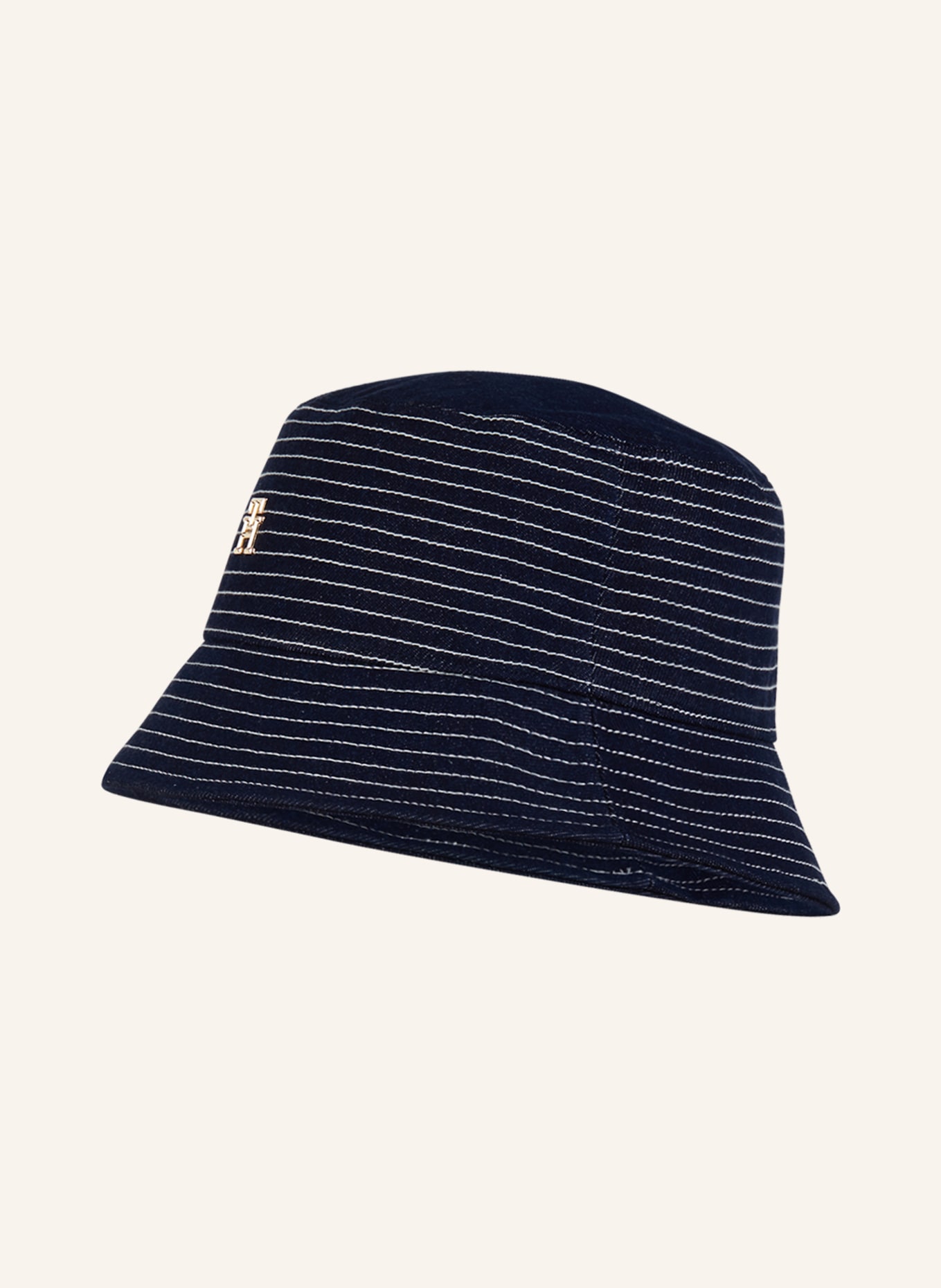 TOMMY HILFIGER Klobouk Bucket Hat, Barva: TMAVĚ MODRÁ/ BÍLÁ (Obrázek 1)
