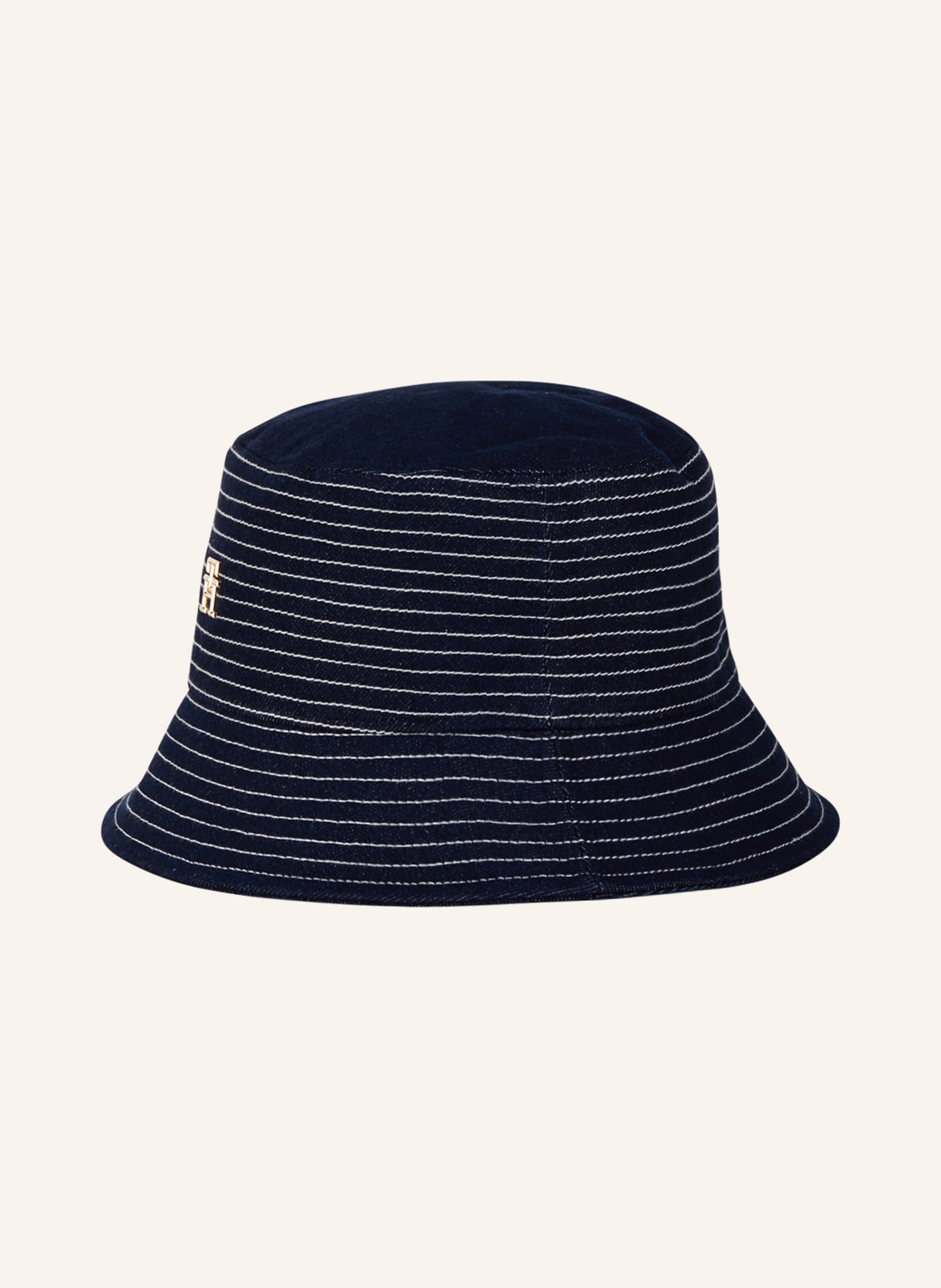 TOMMY HILFIGER Klobouk Bucket Hat, Barva: TMAVĚ MODRÁ/ BÍLÁ (Obrázek 2)