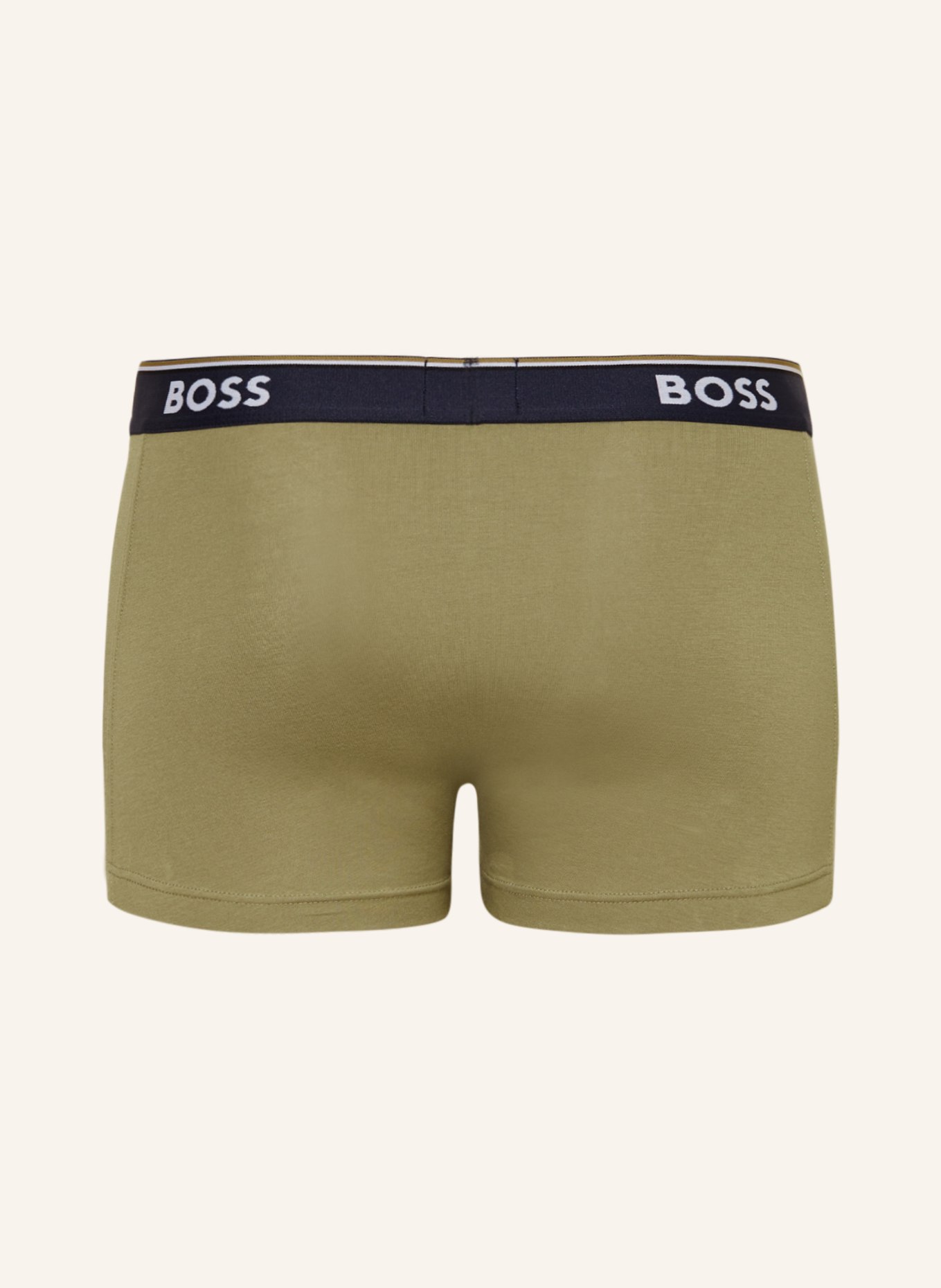 BOSS 3-pack boxer shorts POWER, Color: DARK BLUE/ RED/ LIGHT GREEN (Image 2)