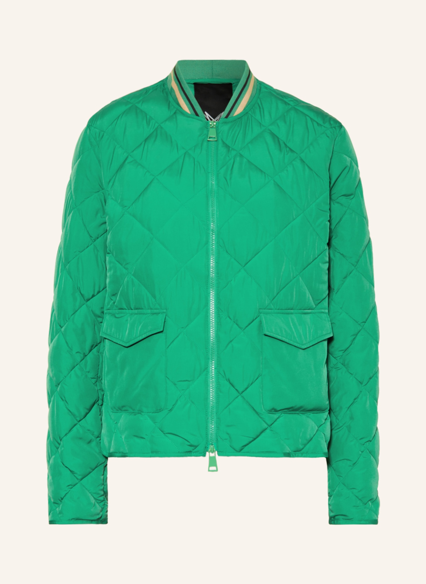 FUCHS SCHMITT Quilted jacket, Color: GREEN (Image 1)