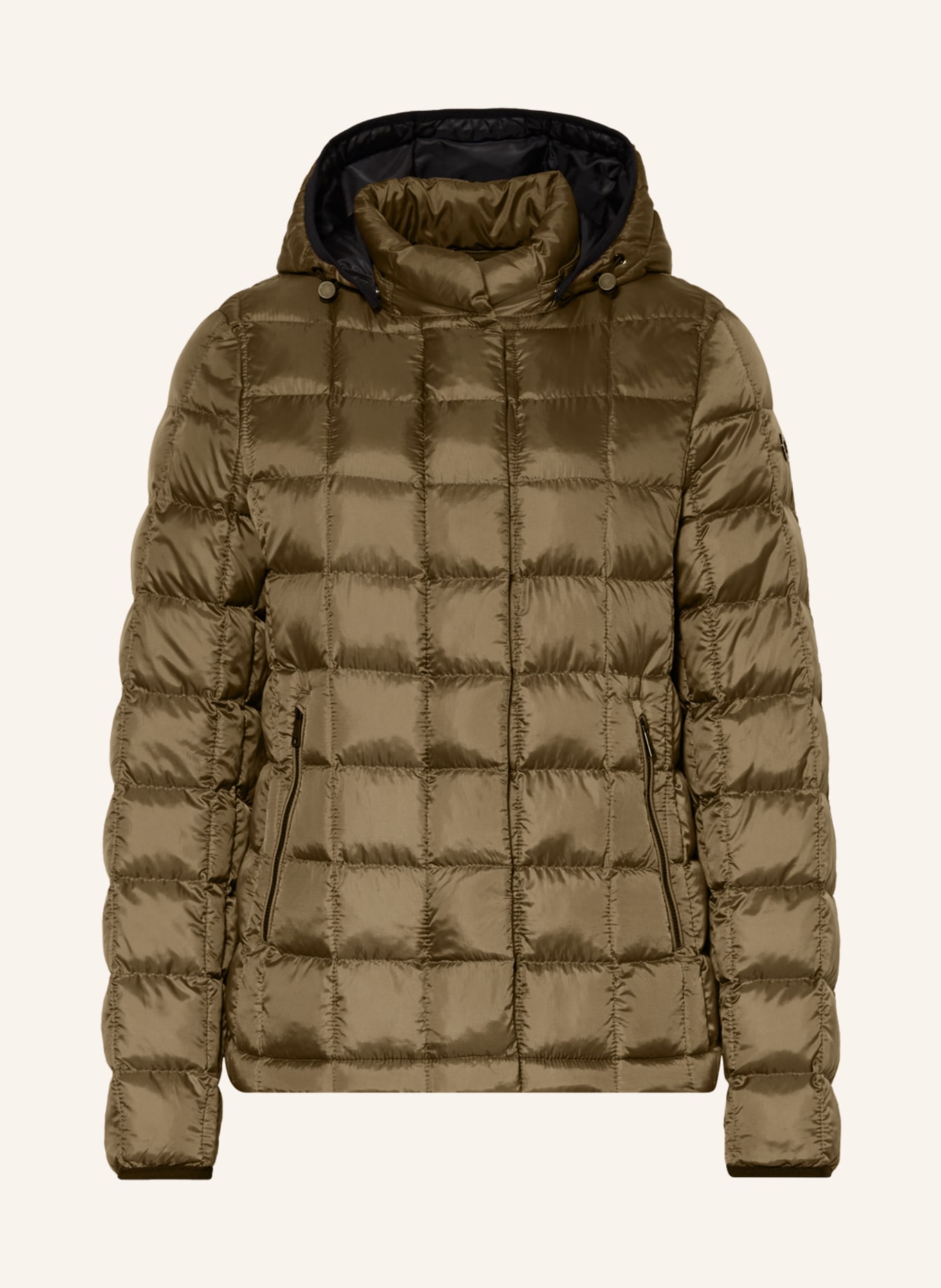 FUCHS SCHMITT Quilted jacket with detachable hood, Color: BROWN (Image 1)