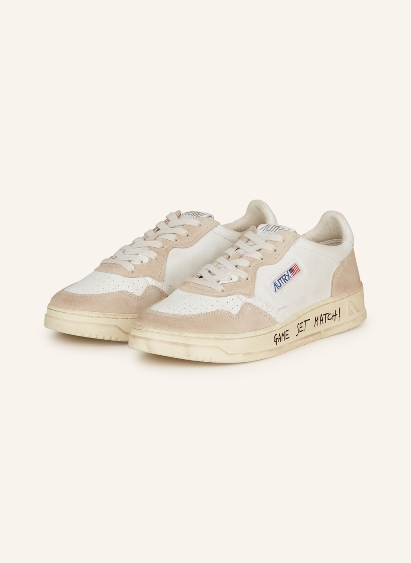AUTRY Sneakers GAME SET MATCH, Color: WHITE/ BEIGE (Image 1)
