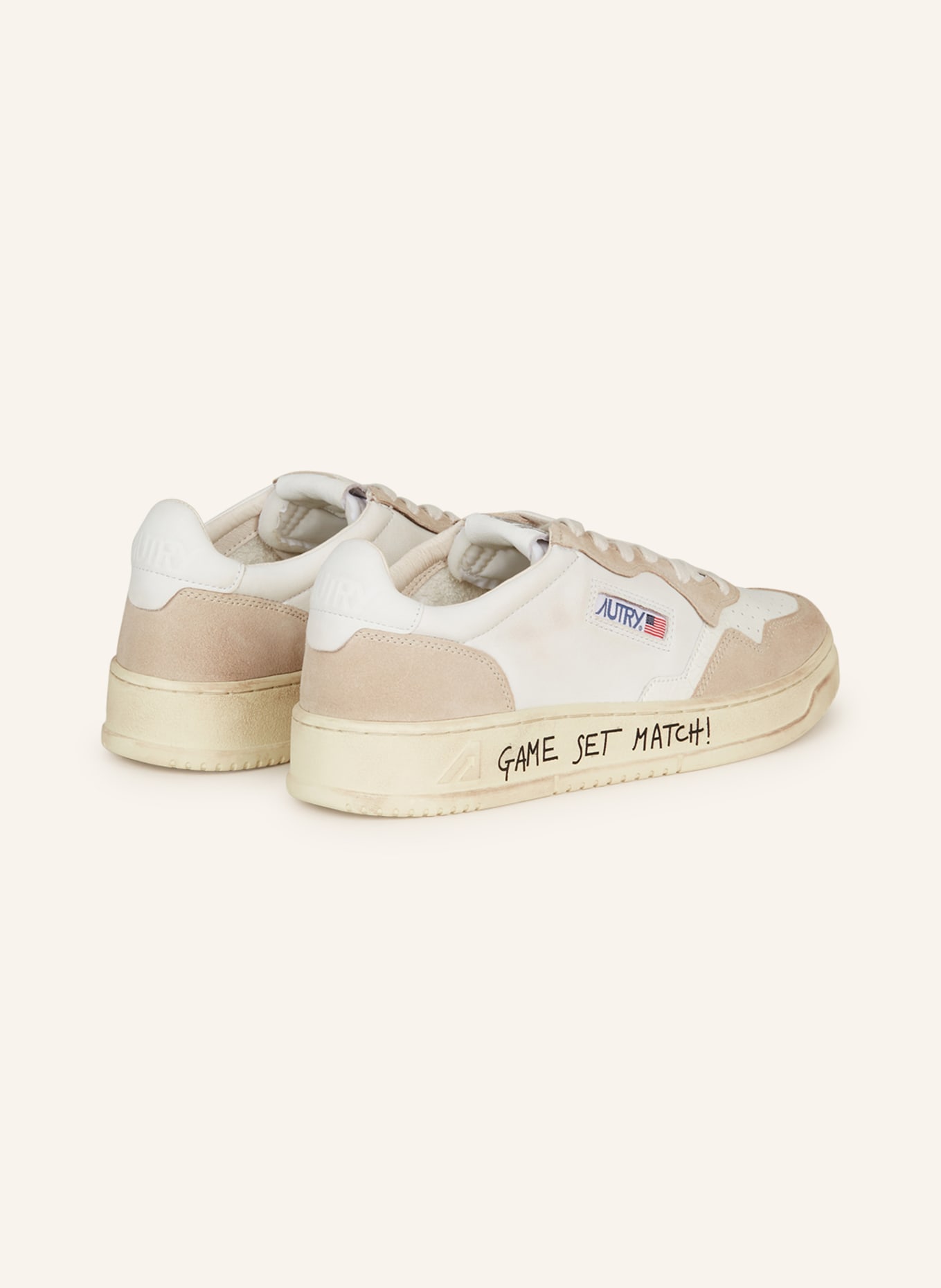 AUTRY Sneakers GAME SET MATCH, Color: WHITE/ BEIGE (Image 2)