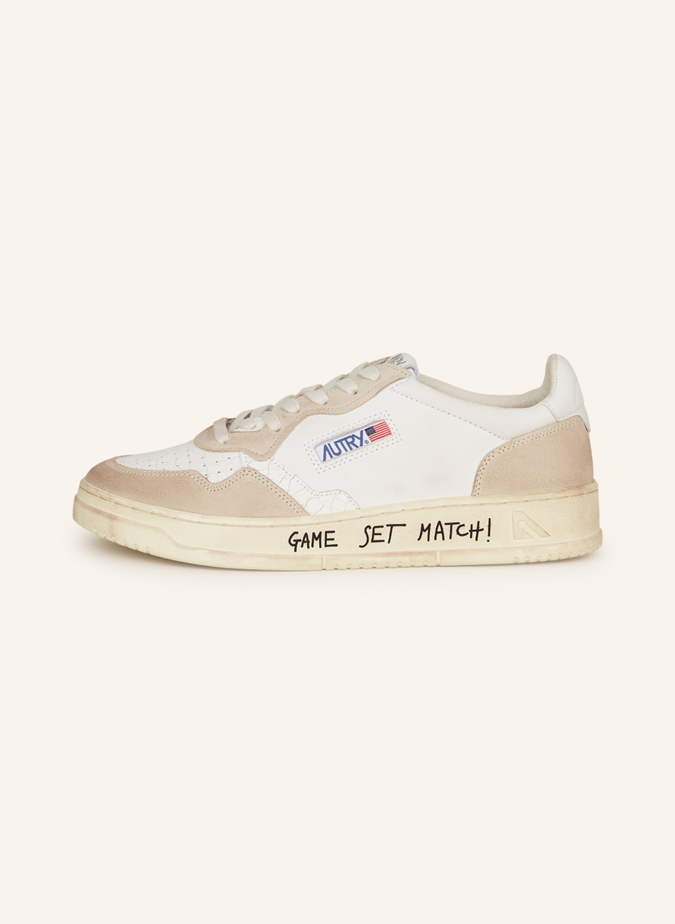 AUTRY Sneakers GAME SET MATCH, Color: WHITE/ BEIGE (Image 4)