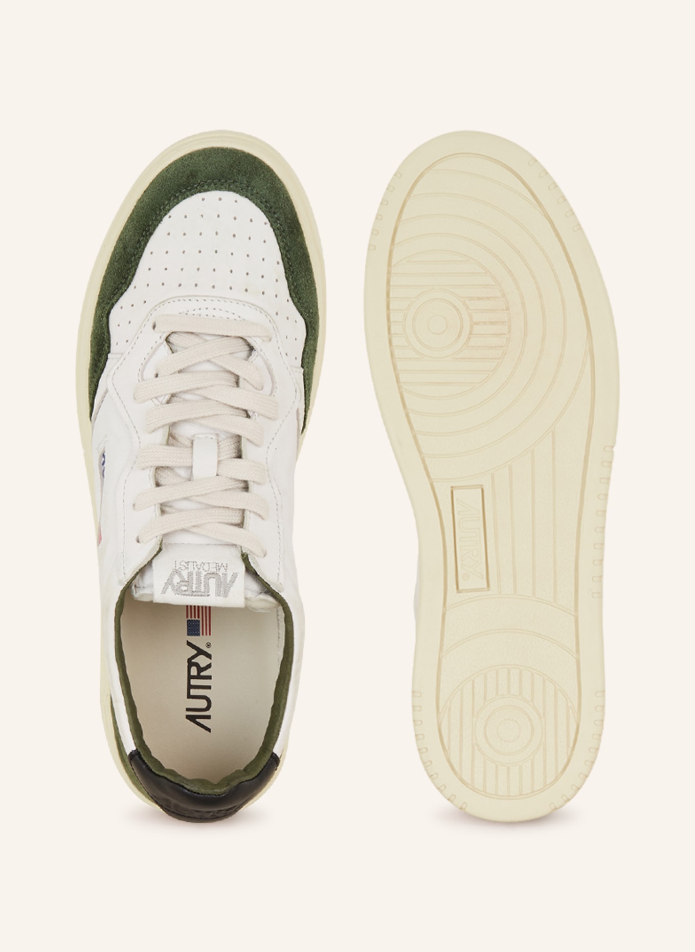 AUTRY Sneakers AULM, Color: WHITE/ GREEN (Image 5)