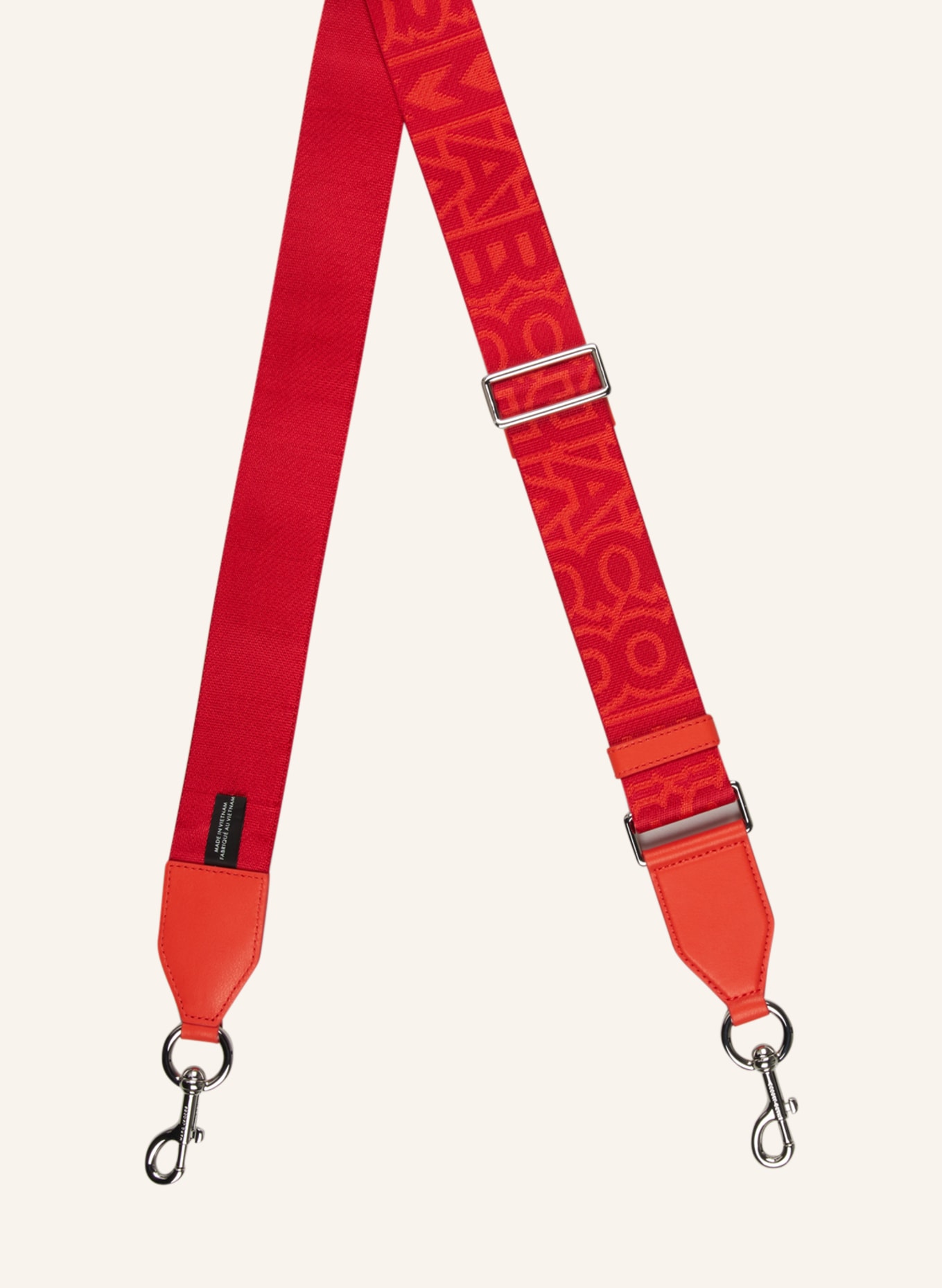 MARC JACOBS Shoulder straps THE STRAP, Color: ORANGE/ RED (Image 2)