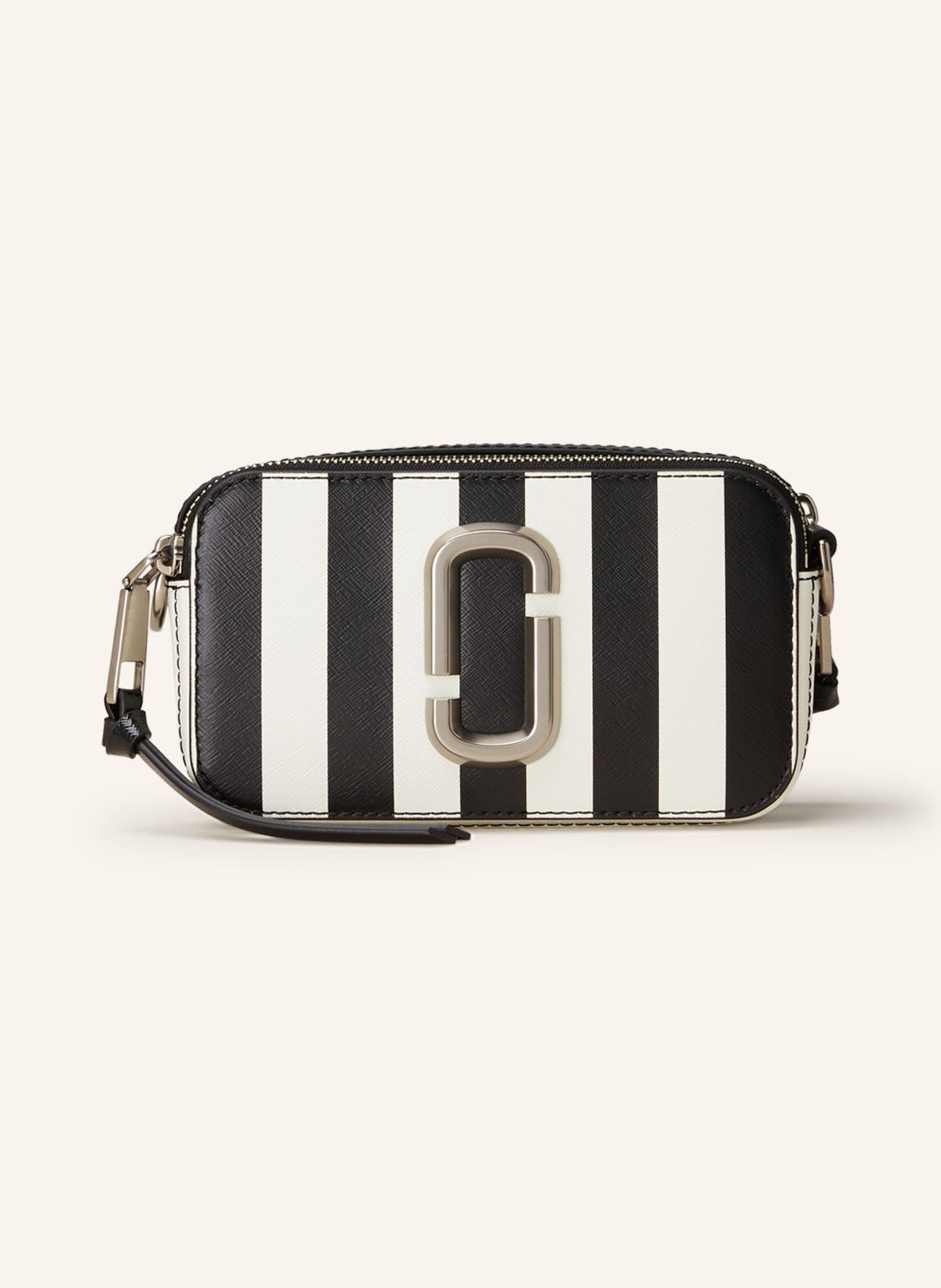 Marc Jacobs Off-White & Black 'The Snapshot' Bag