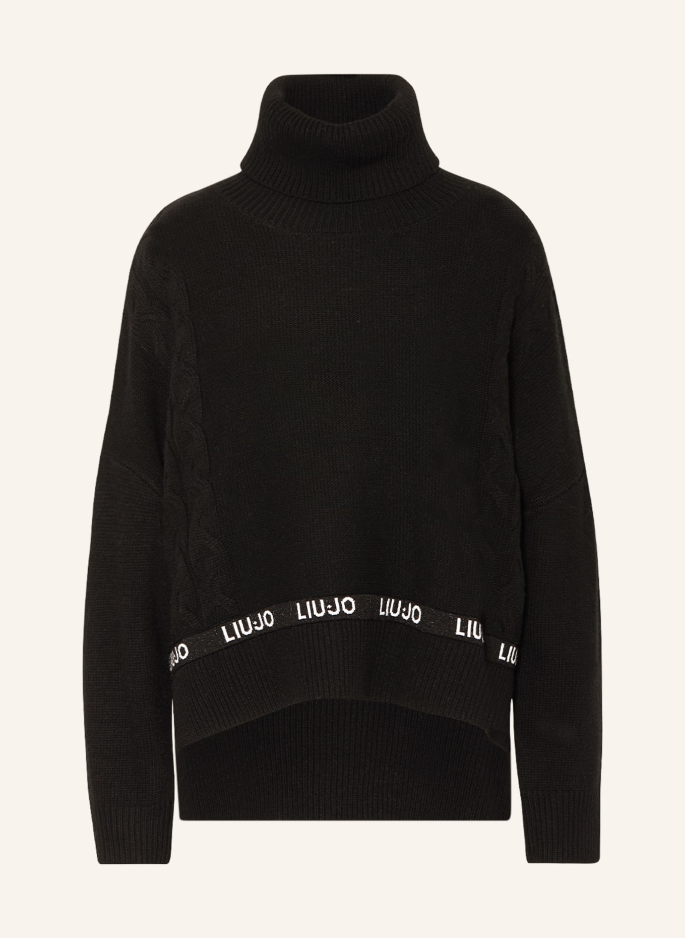 LIU JO Turtleneck sweater, Color: BLACK (Image 1)