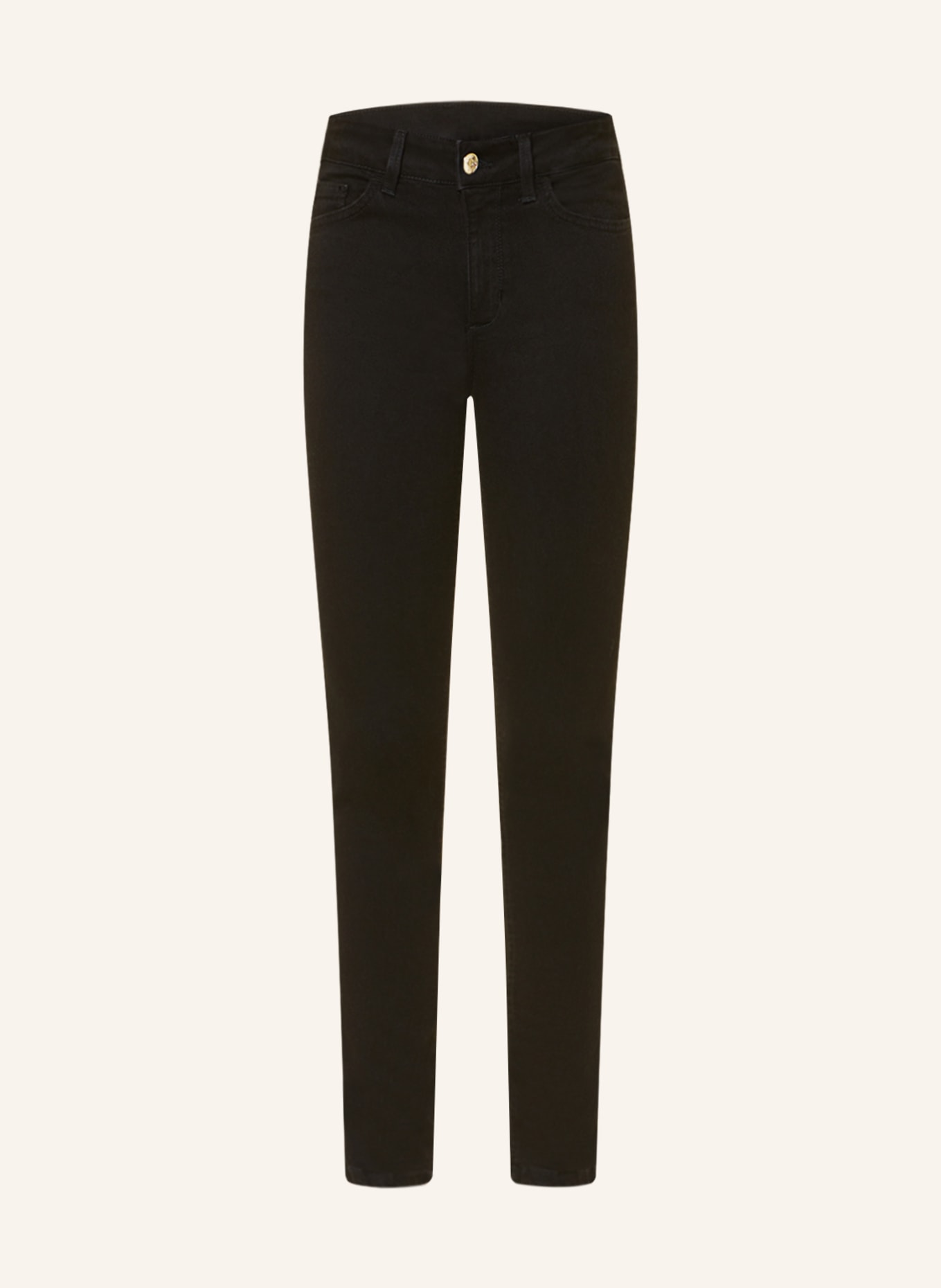 LIU JO Skinny Jeans mit Schmucksteinen, Farbe: 88000 Den.Nero normal wash (Bild 1)
