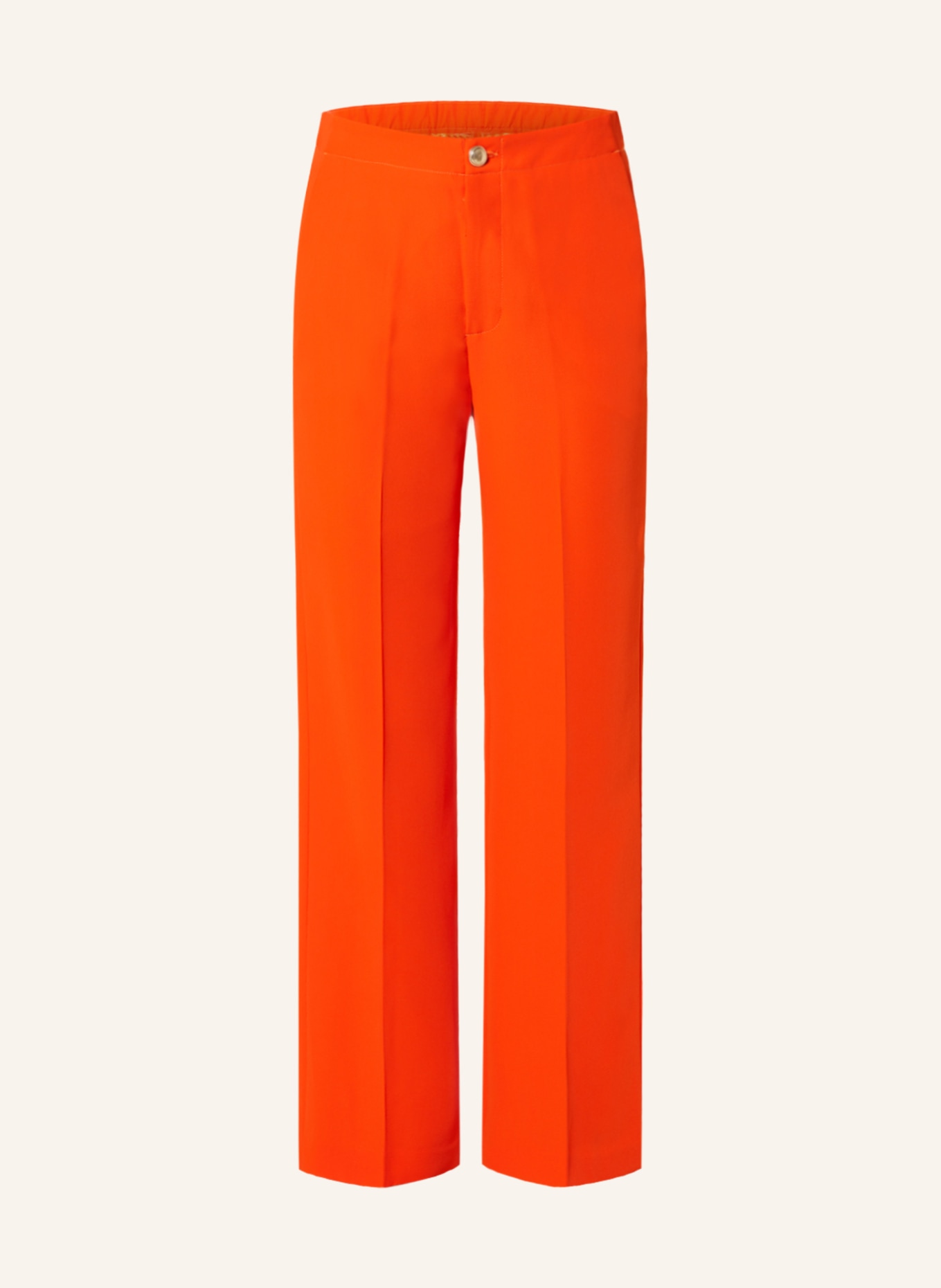 Buy RHESON Orange Womens 2 Pocket Solid Pants | Shoppers Stop