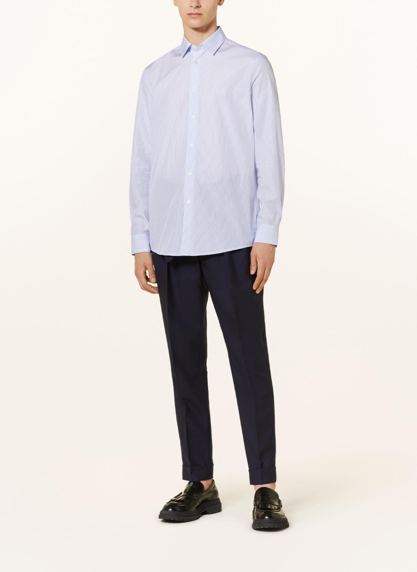 DRYKORN Shirt RAMIS regular fit, Color: WHITE/ LIGHT BLUE (Image 2)