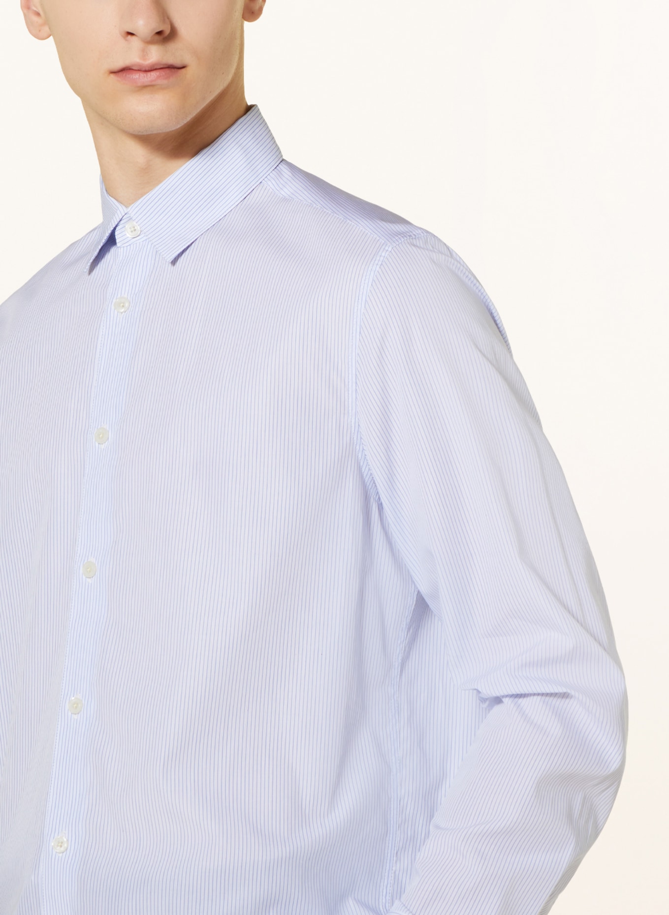 DRYKORN Shirt RAMIS regular fit, Color: WHITE/ LIGHT BLUE (Image 4)
