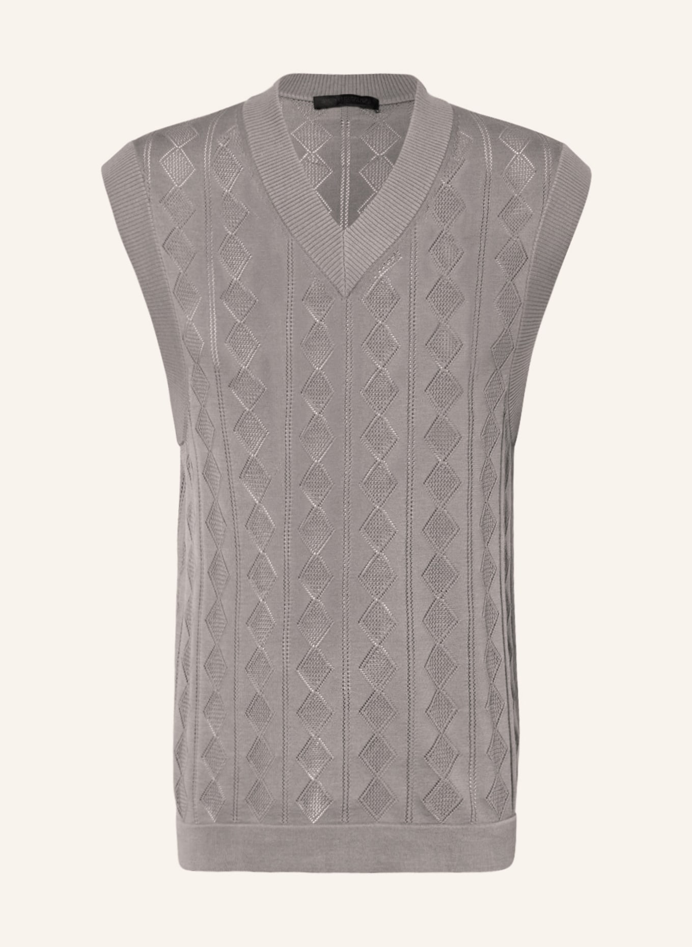 DRYKORN Sweater vest OLE, Color: GRAY (Image 1)