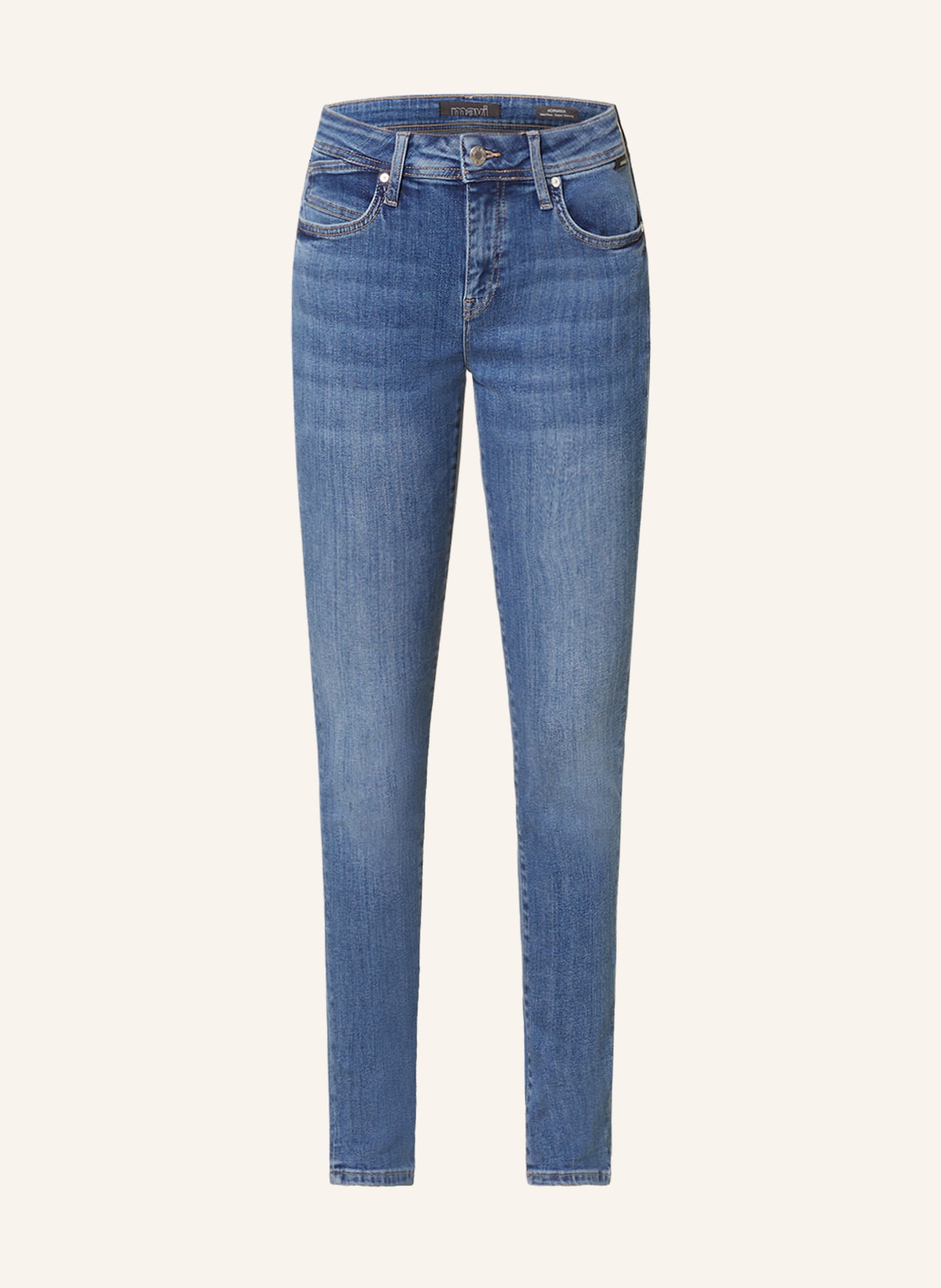 mavi Skinny Jeans ADRIANA, Farbe: 84310 dark brushed denim(Bild null)