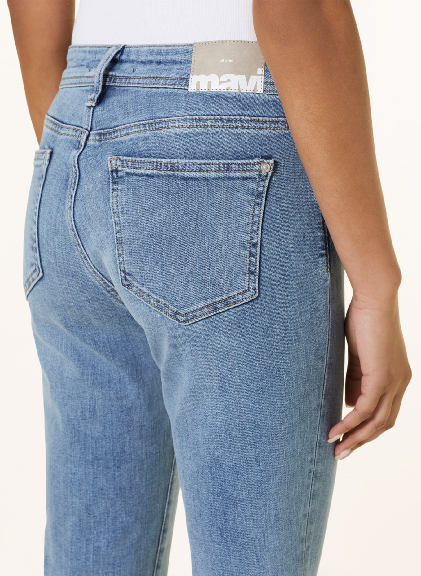 mavi Skinny Jeans SOPHIE, Farbe: 84225 mid brushed denim (Bild 5)