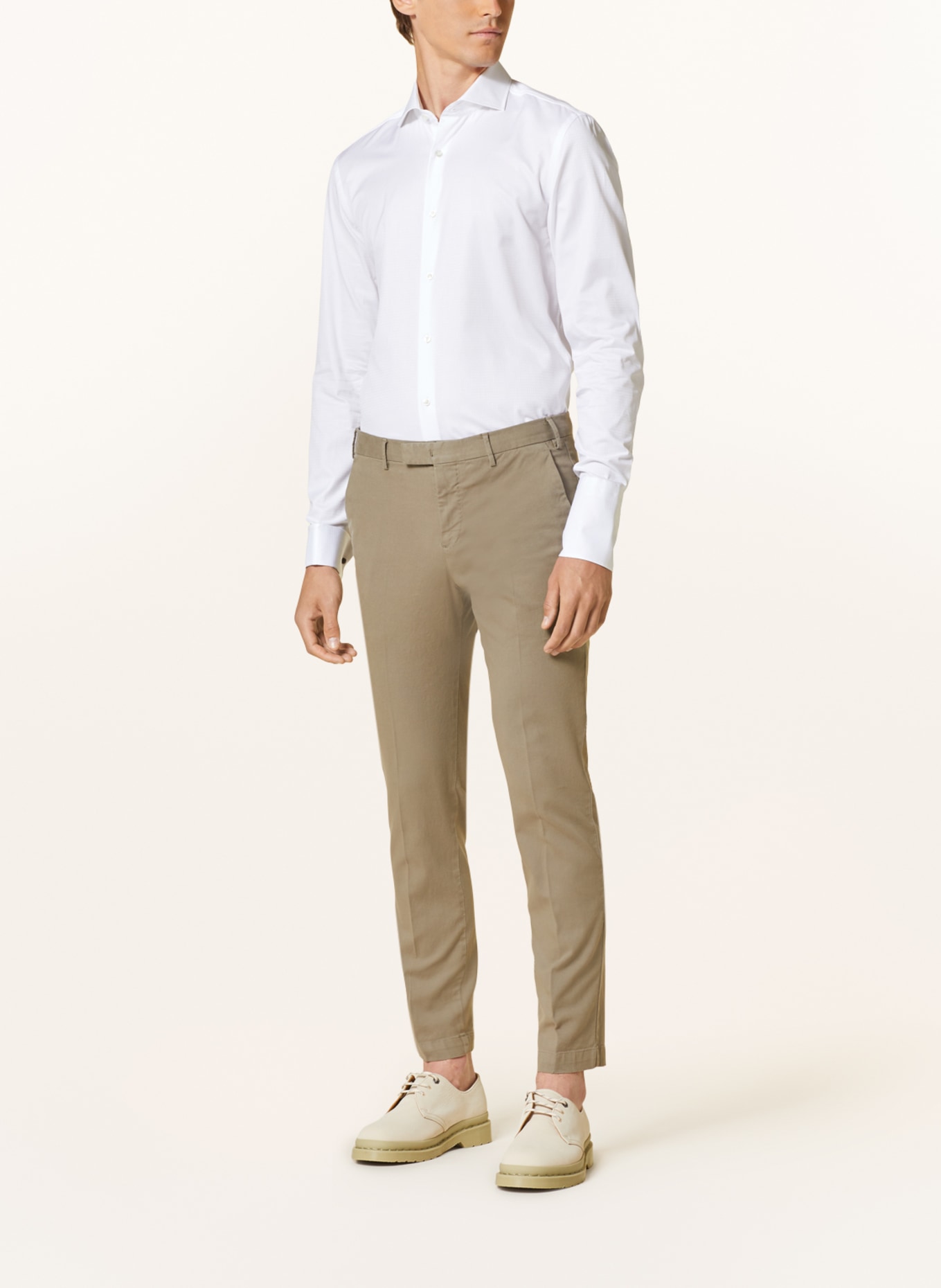 BOSS Hemd HANK Slim Fit mit Umschlagmanschette, Farbe: WEISS (Bild 2)