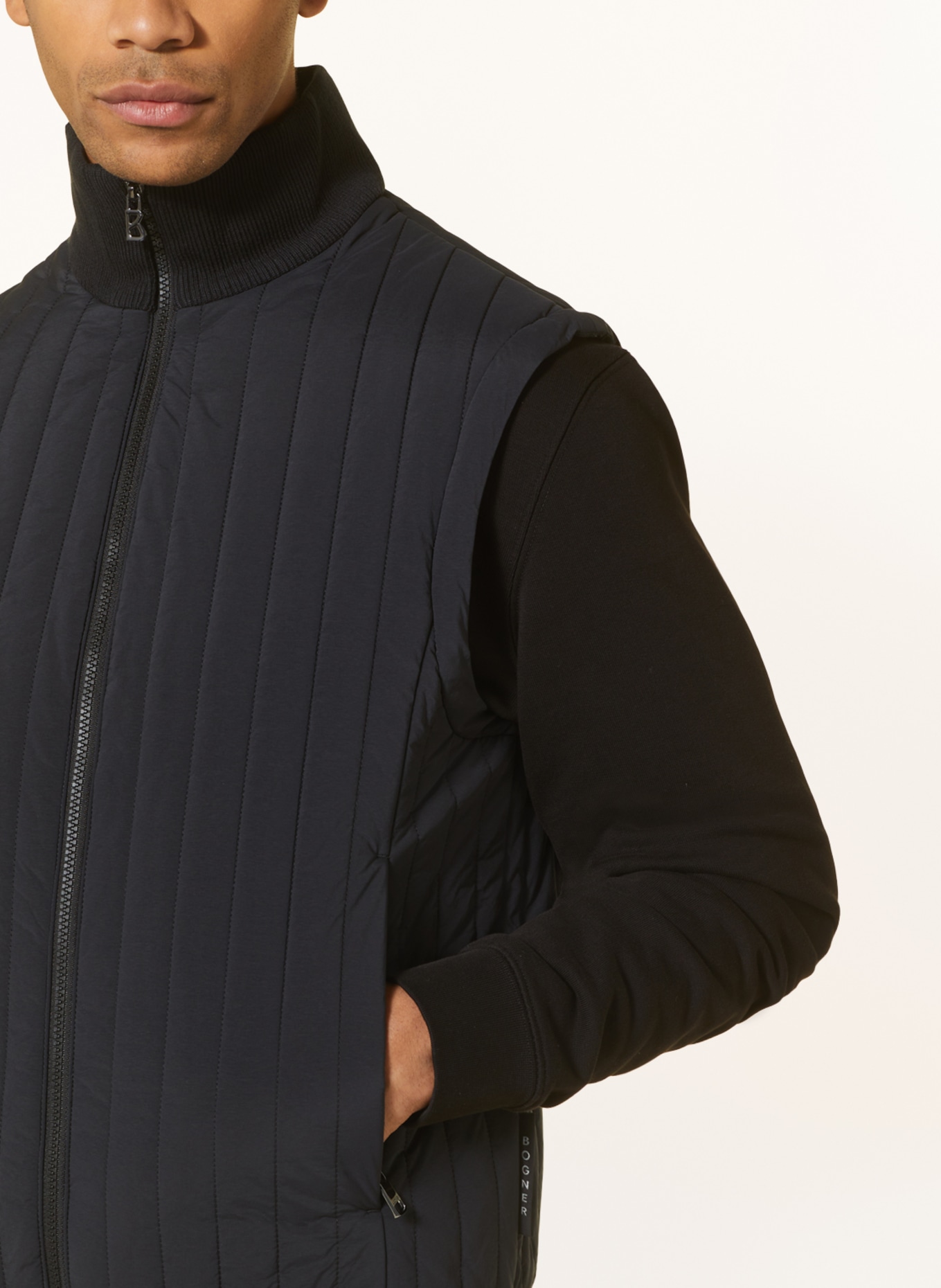 BOGNER Quilted vest TONY, Color: BLACK (Image 4)