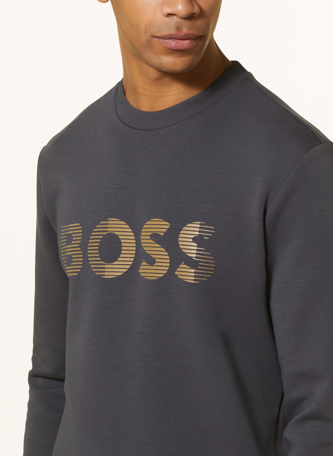 BOSS Sweatshirt SALBO, Color: DARK GRAY (Image 4)
