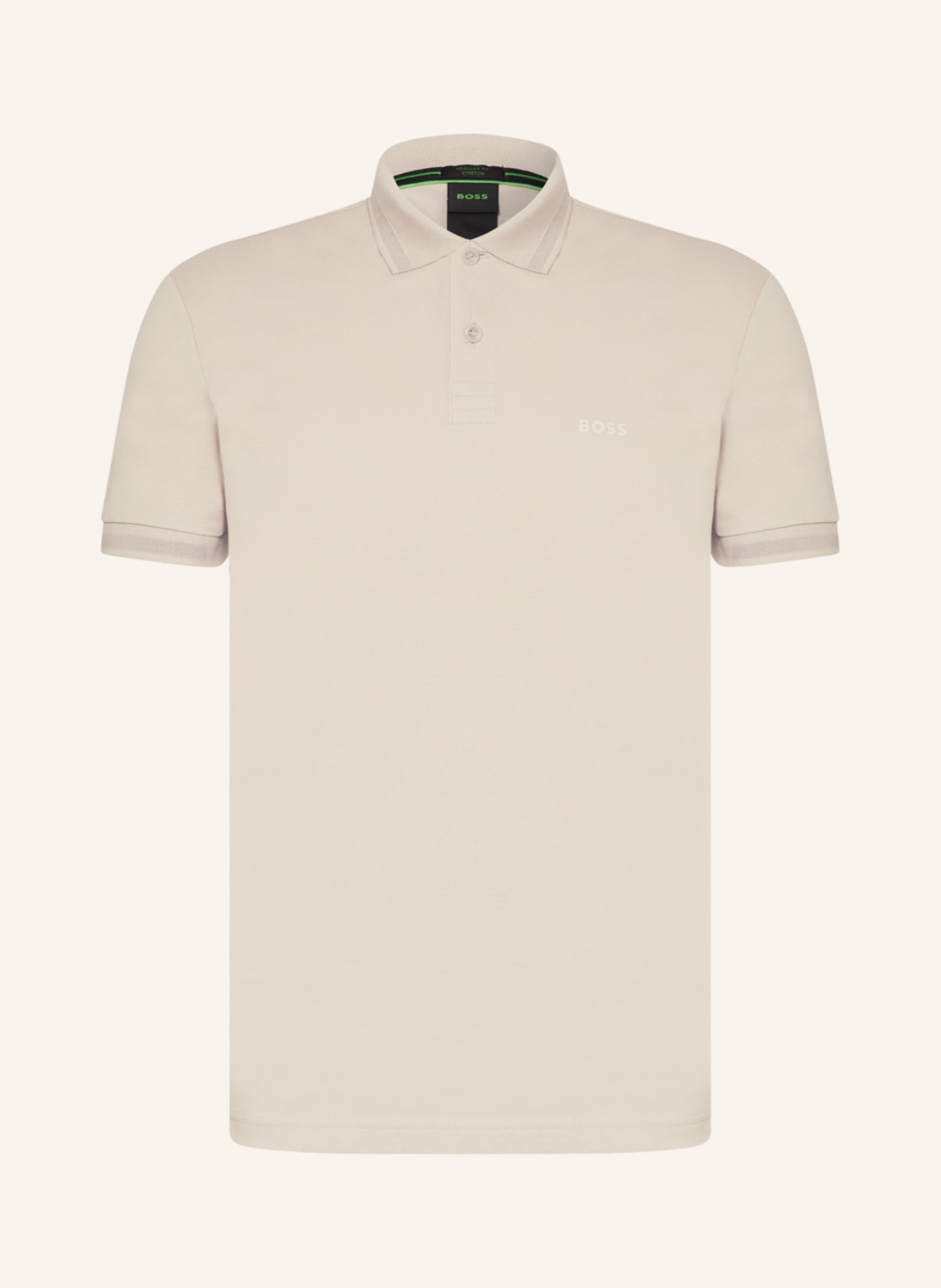 BOSS Piqué-Poloshirt PIO 1 Regular Fit, Farbe: BEIGE (Bild 1)
