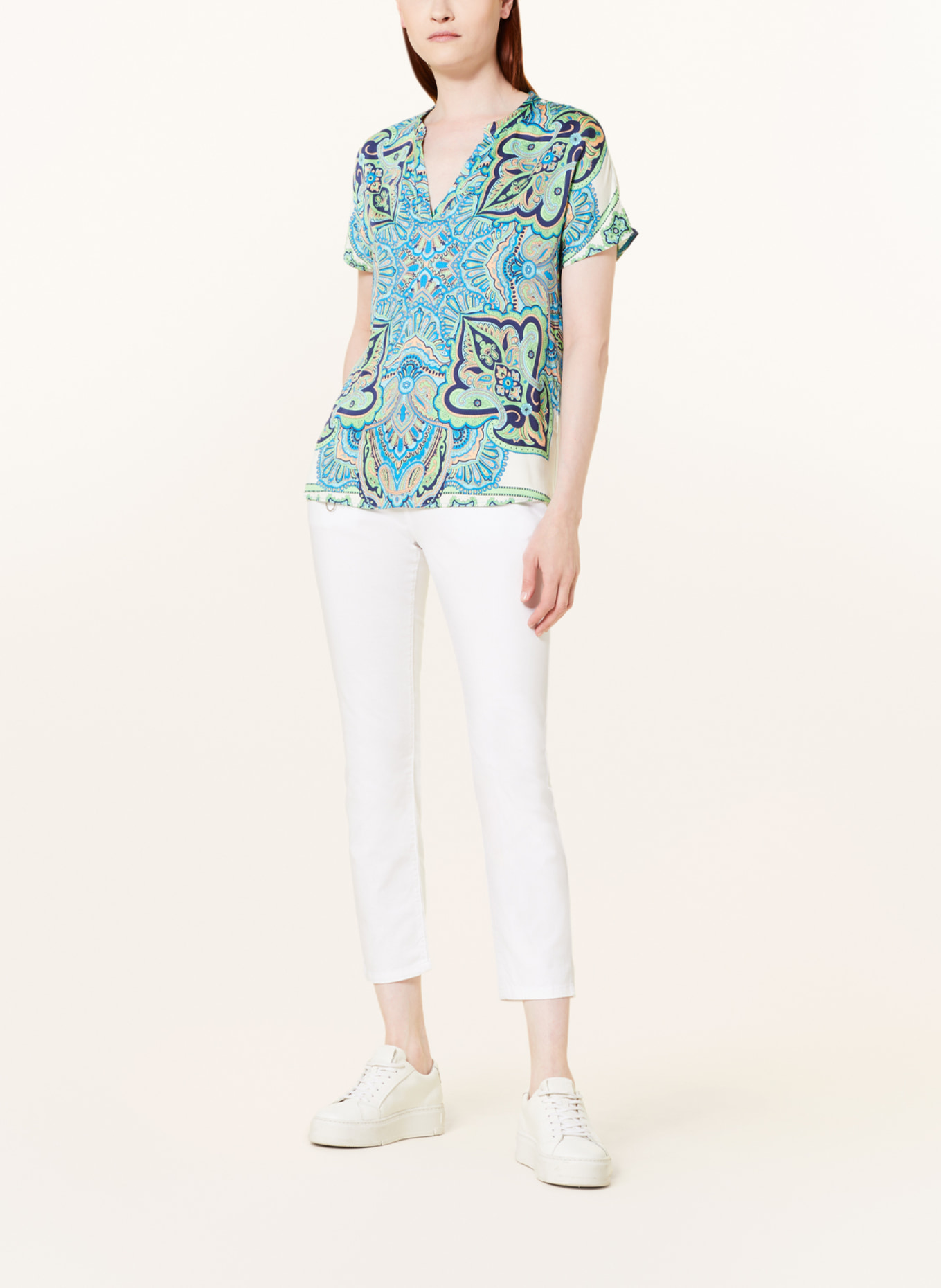 Smith & Soul Shirt blouse VINCE, Color: NEON GREEN/ NEON BLUE/ DARK BLUE (Image 2)