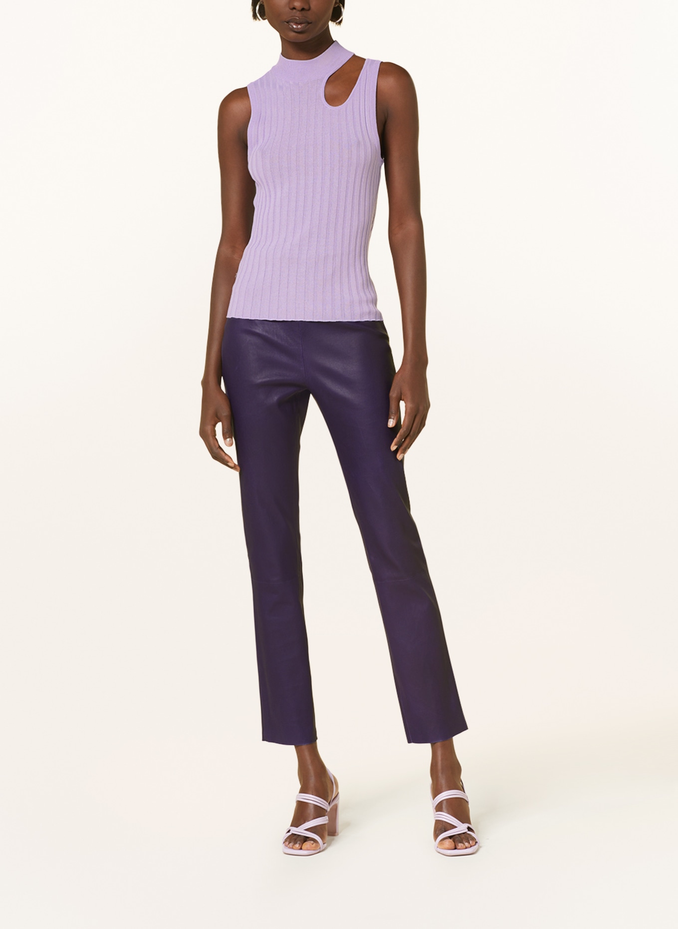 RIANI Knit top with cut-out, Color: LIGHT PURPLE (Image 2)