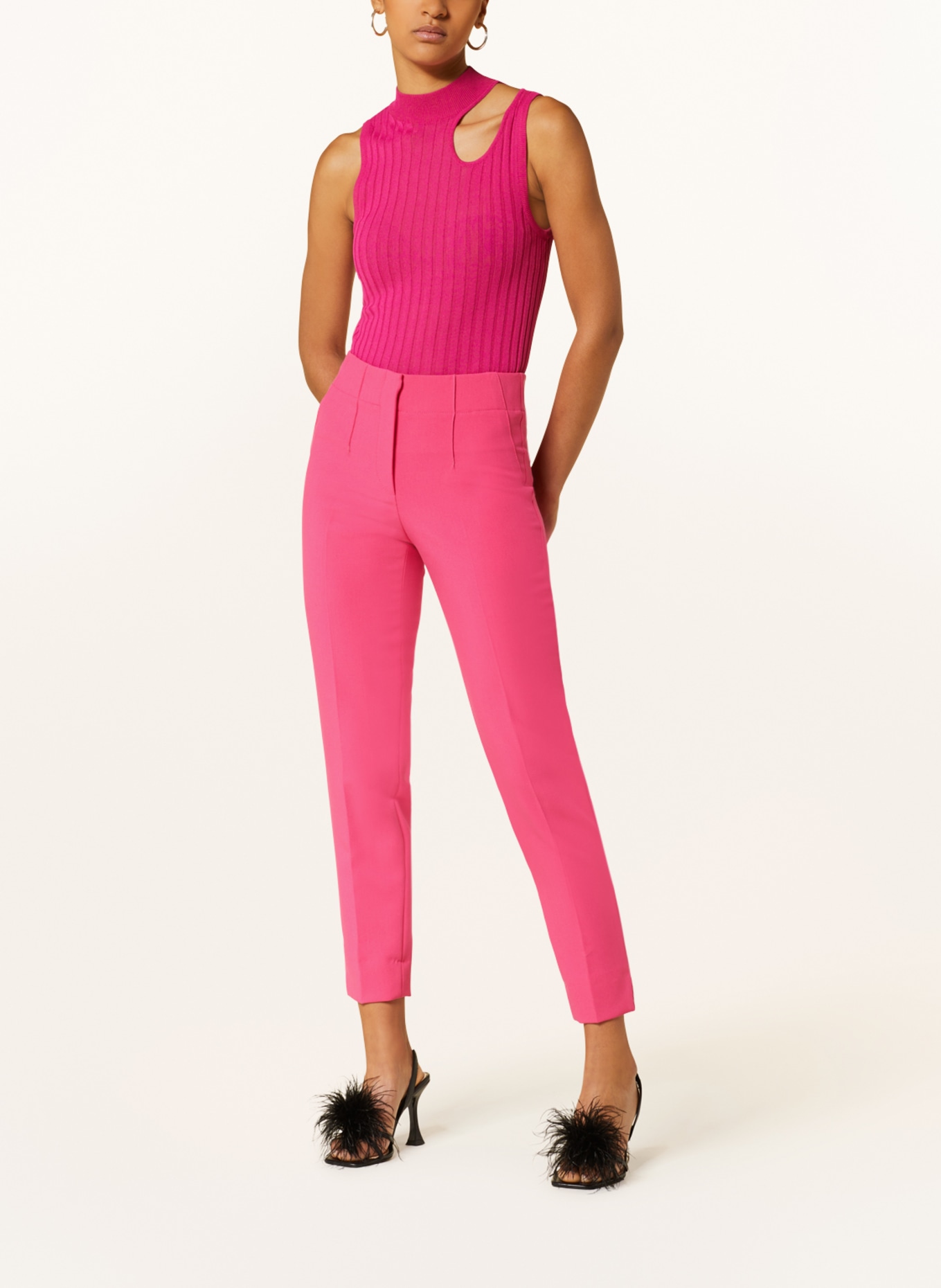 RIANI Knit top with cut-out, Color: PINK (Image 2)