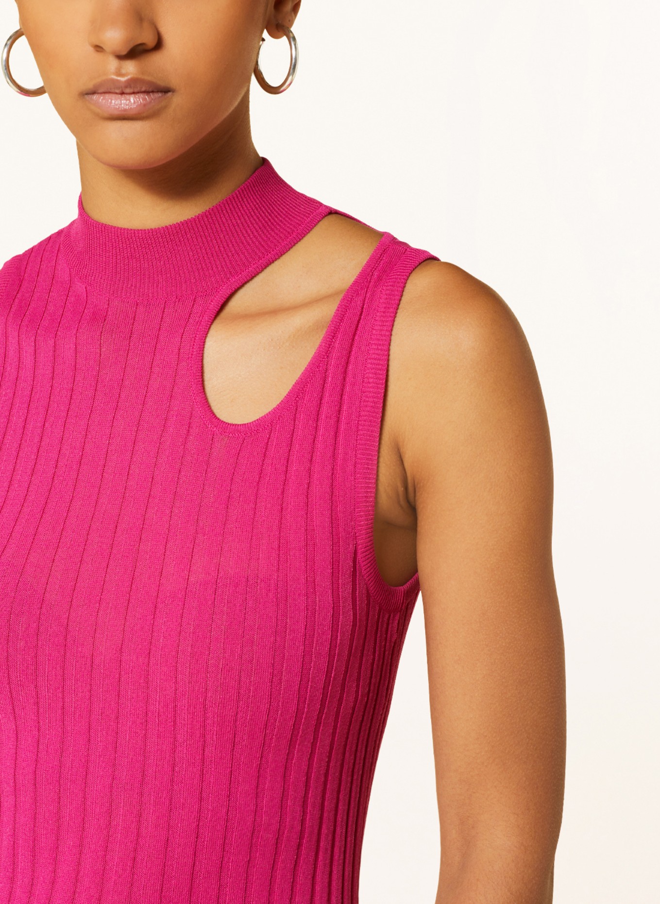 RIANI Knit top with cut-out, Color: PINK (Image 4)