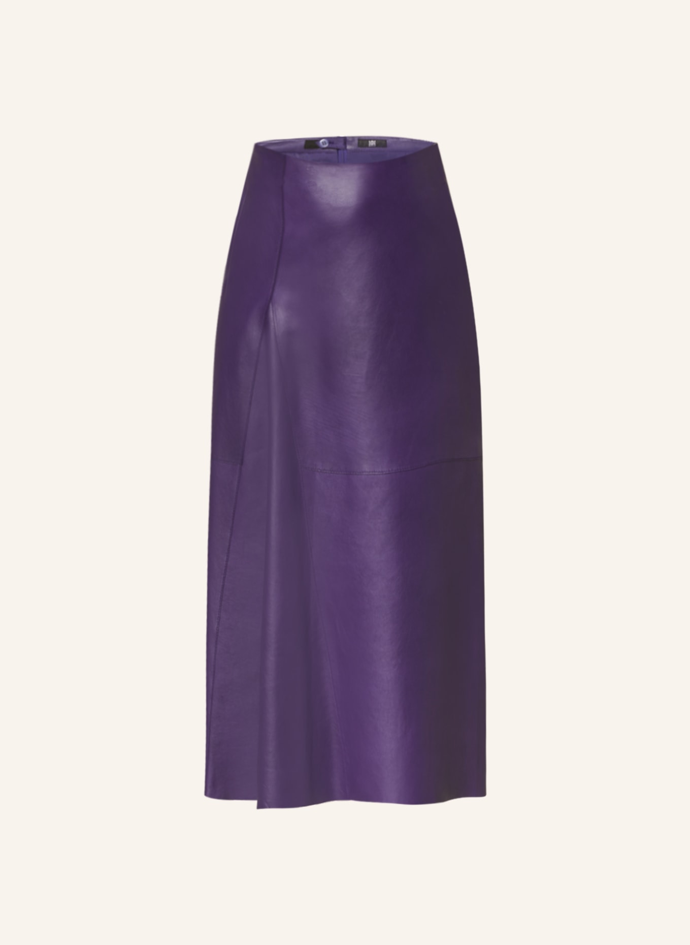 RIANI Leather skirt, Color: DARK PURPLE (Image 1)