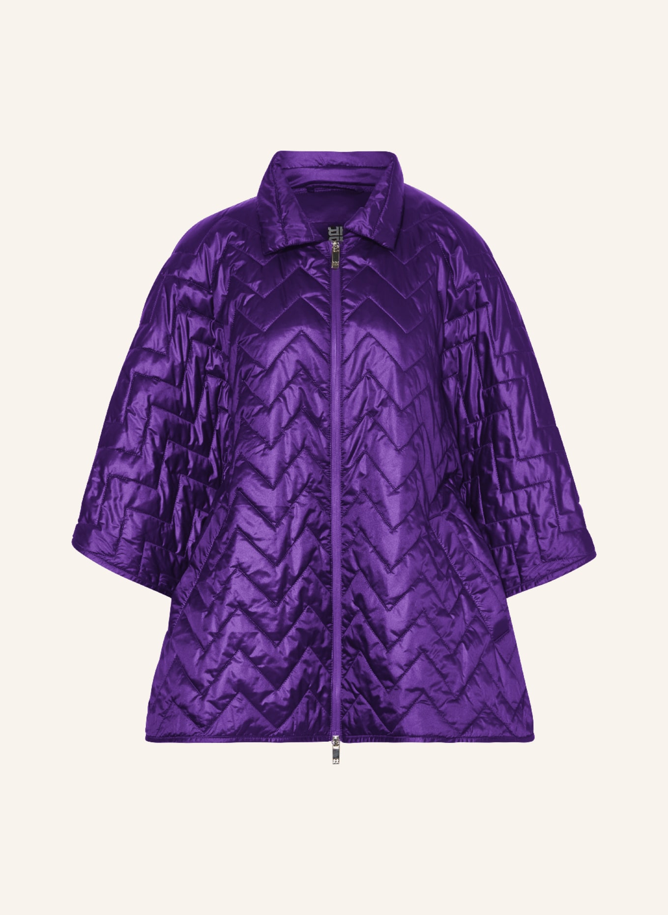 Purple discount quilted coat