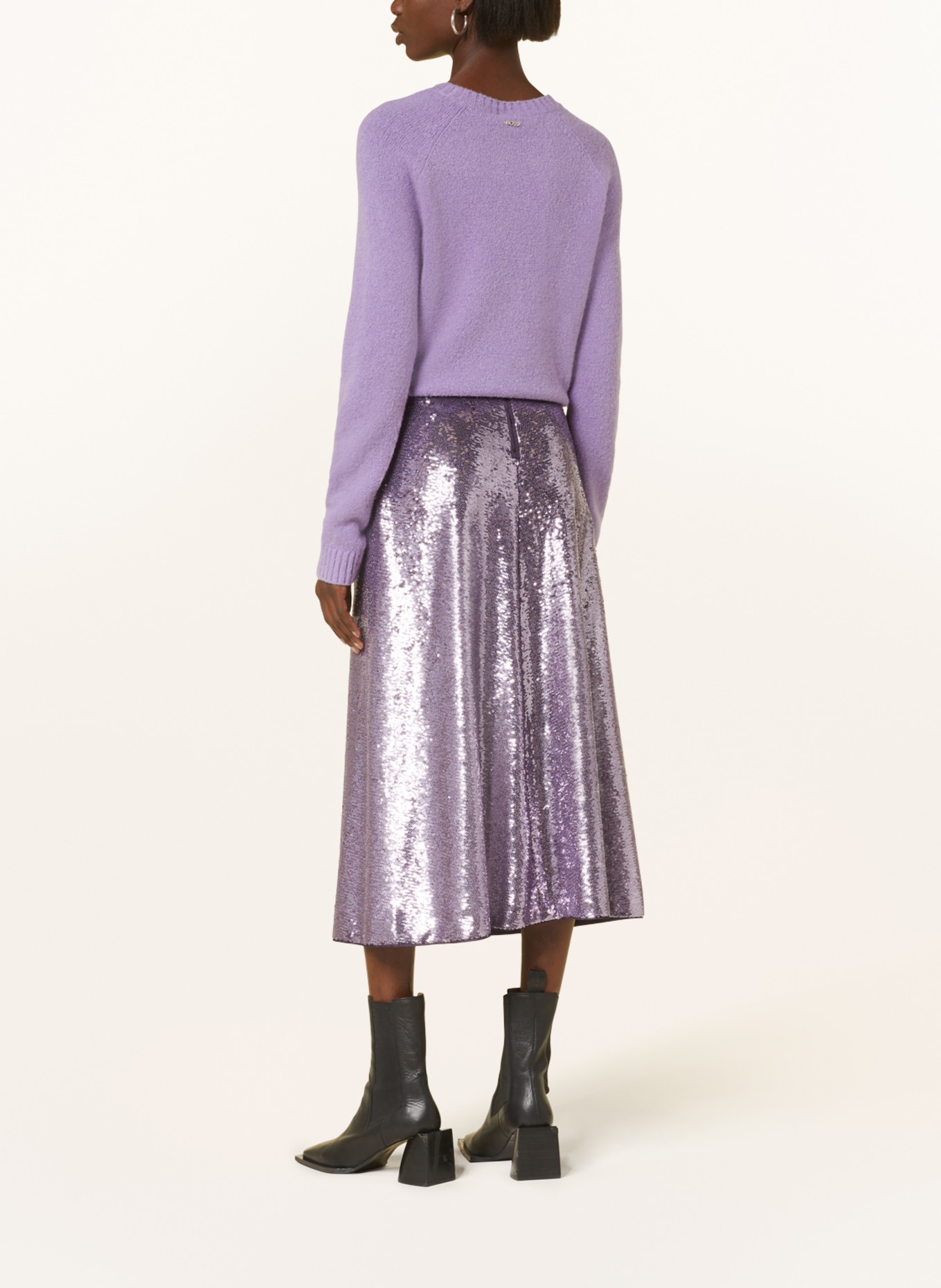 RIANI Skirt with sequins, Color: PURPLE (Image 3)
