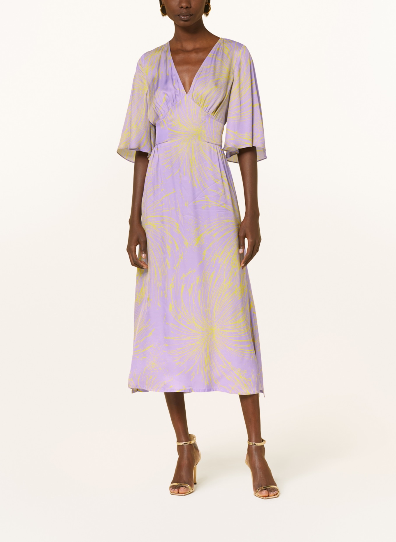 RIANI Dress, Color: LIGHT PURPLE/ YELLOW (Image 2)