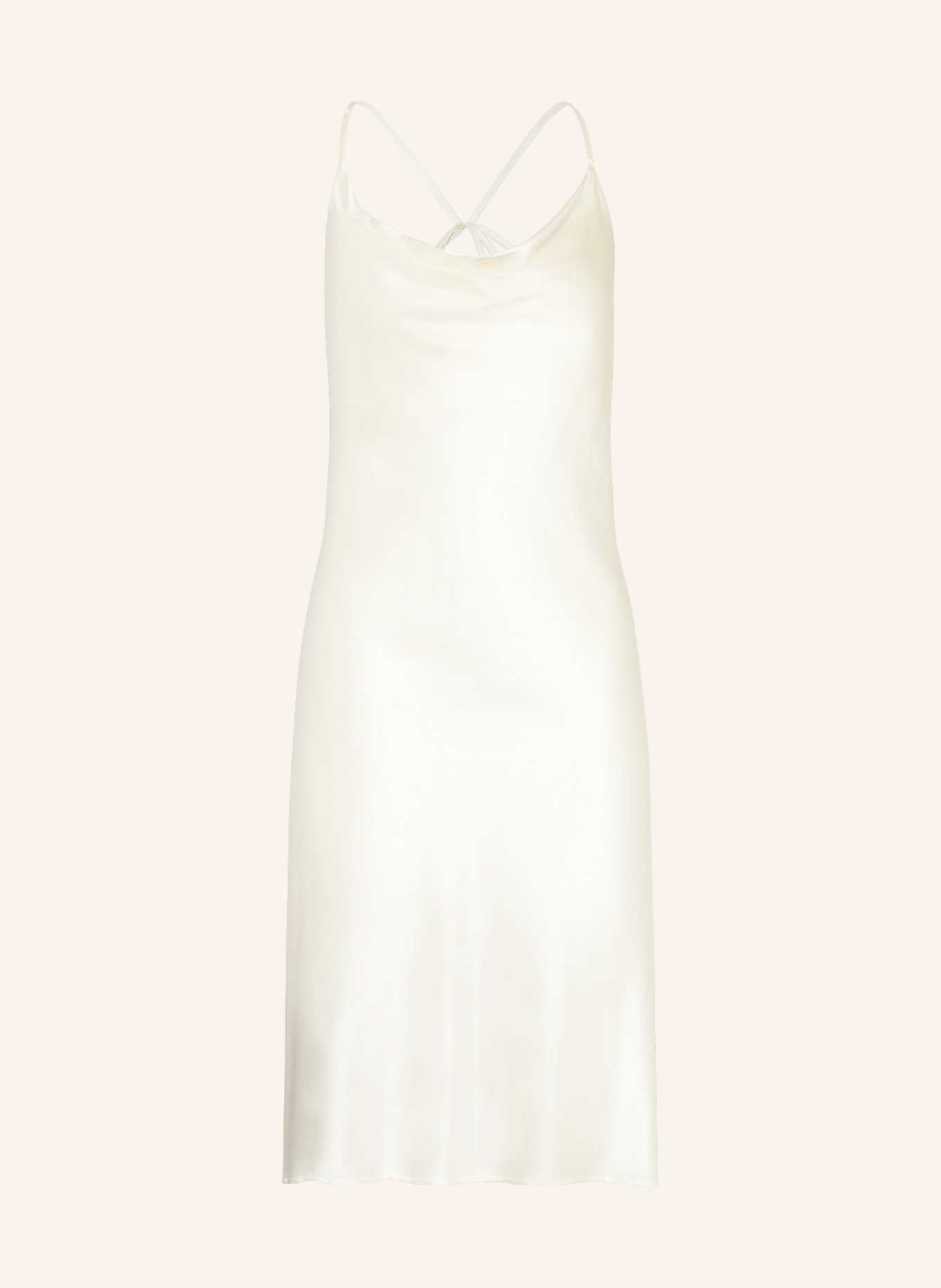 rosemunde Silk dress, Color: WHITE (Image 1)