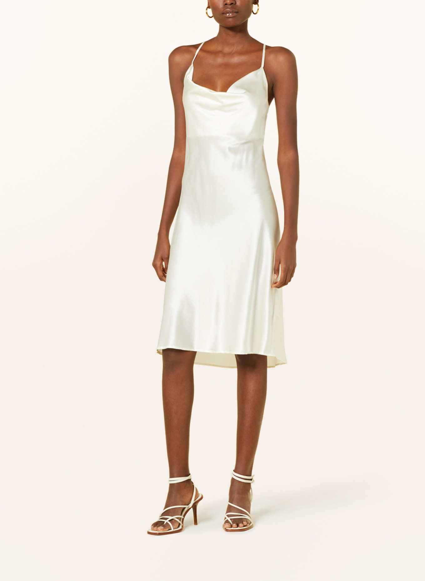 rosemunde Silk dress, Color: WHITE (Image 2)