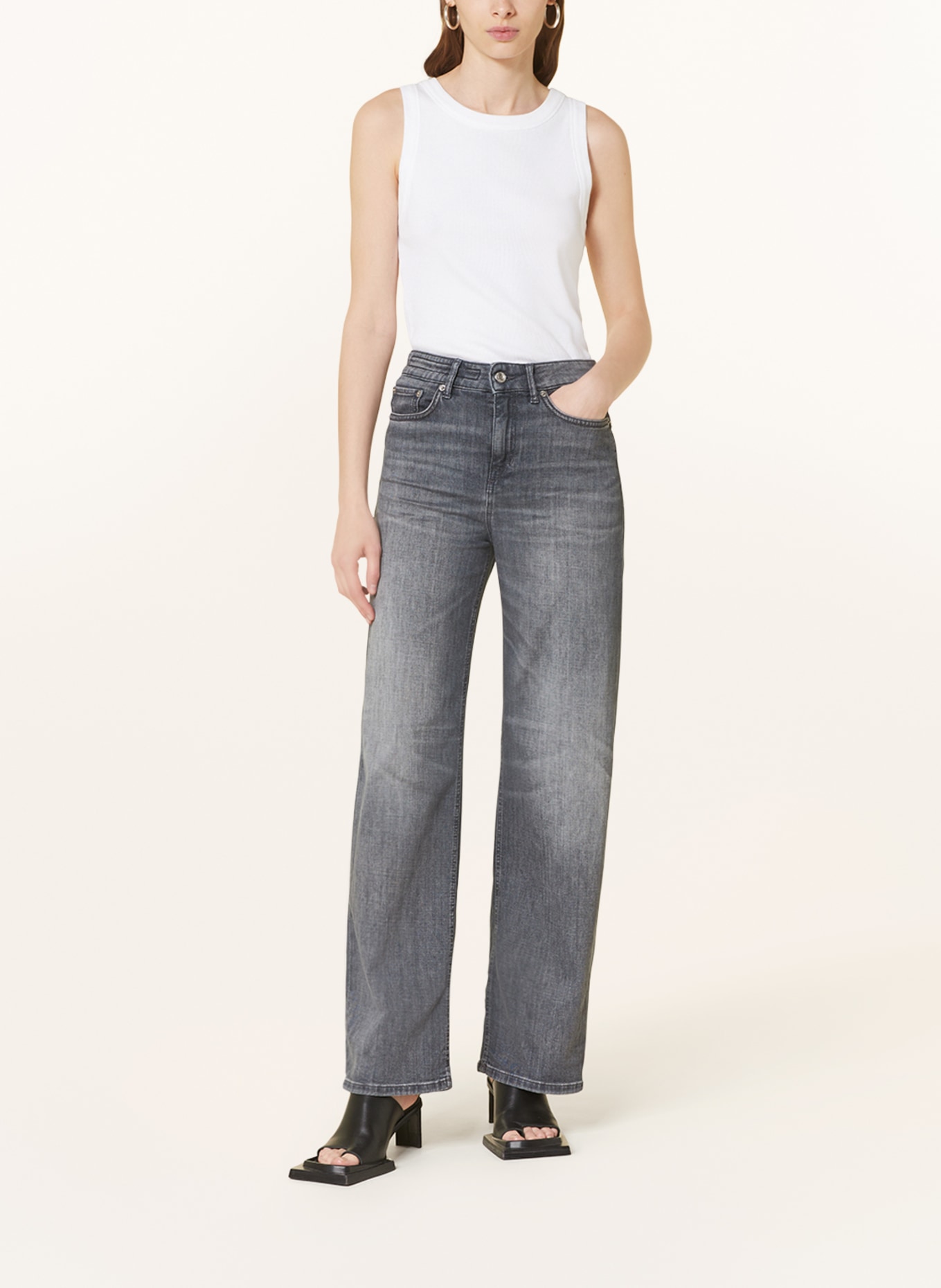 DRYKORN Straight Jeans MEDLEY, Farbe: 6400 GRAU (Bild 2)