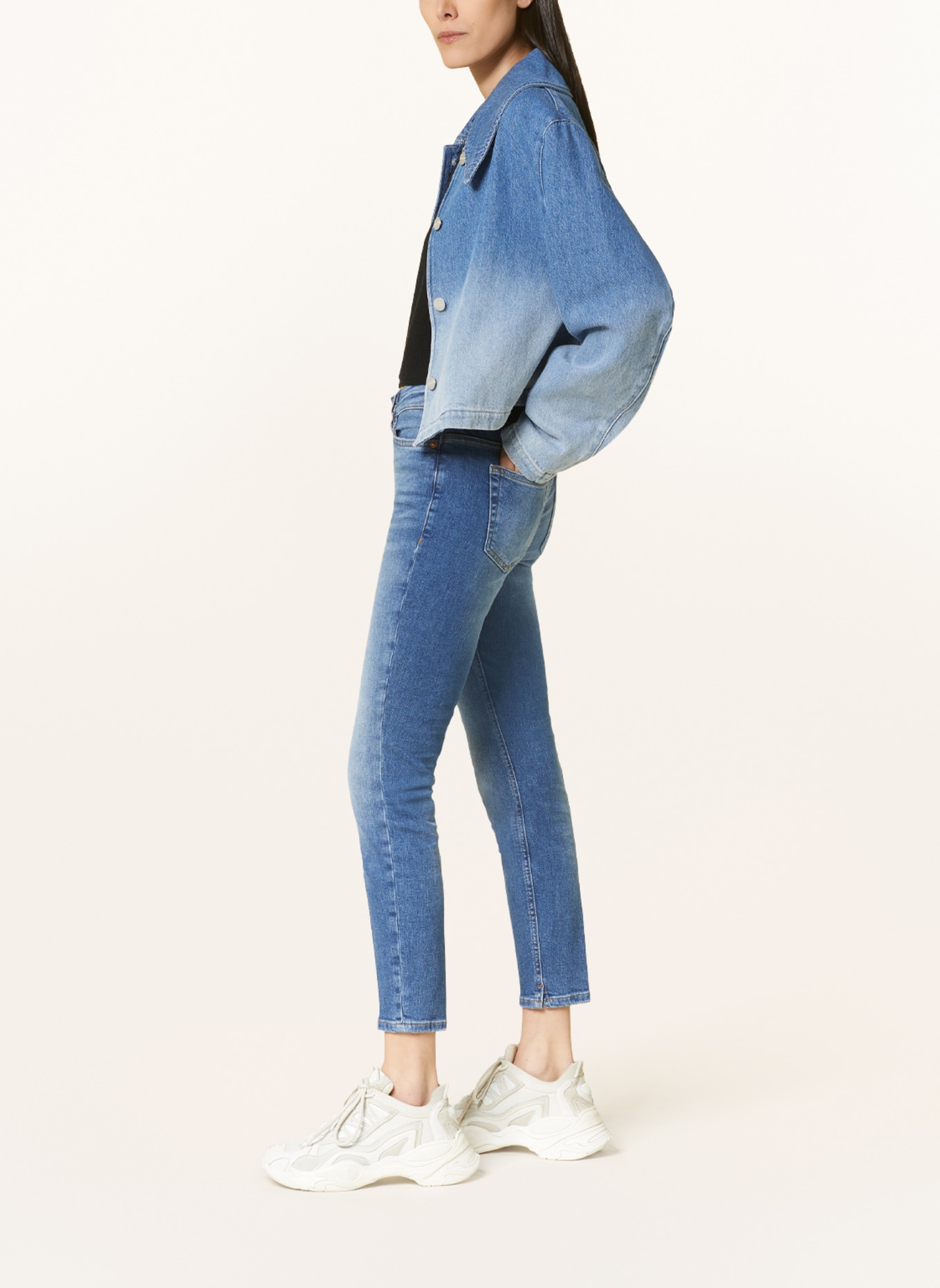 DRYKORN Skinny Jeans NEED, Farbe: 3600 blau (Bild 4)