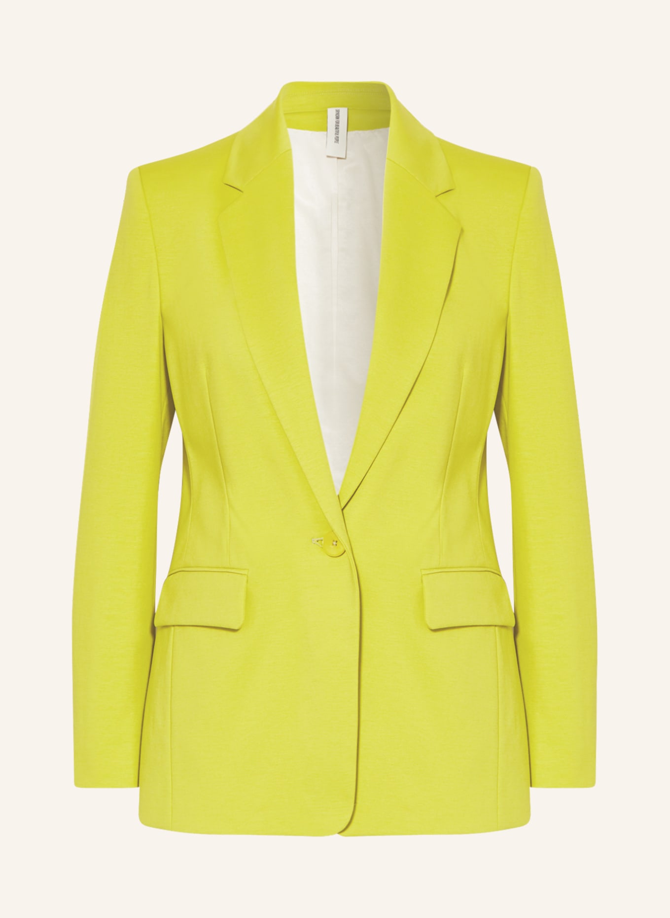 DRYKORN Jersey blazer ATLIN, Color: YELLOW (Image 1)